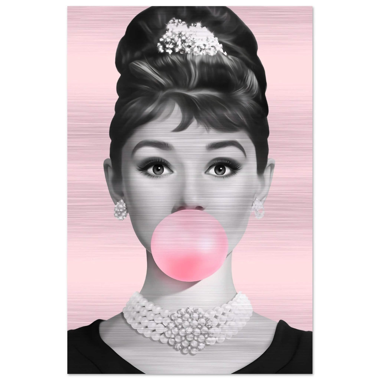 Da Vinci Pop Art Wall Art - Brushed Aluminum Print - 30x45 cm / 12x18″ -