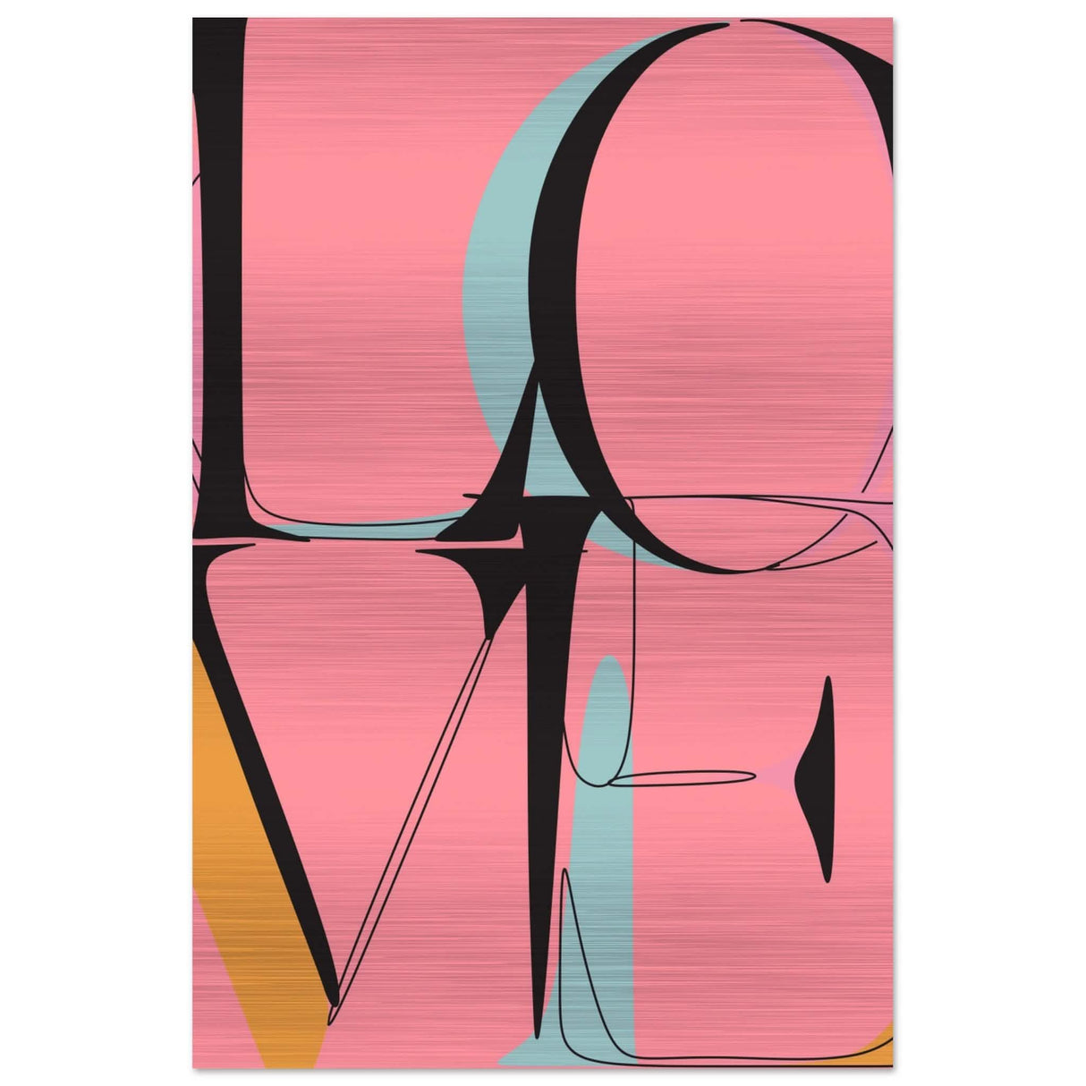 Da Vinci Pop Art Wall art - Brushed Aluminum Print - 40x60 cm / 16x24″ -