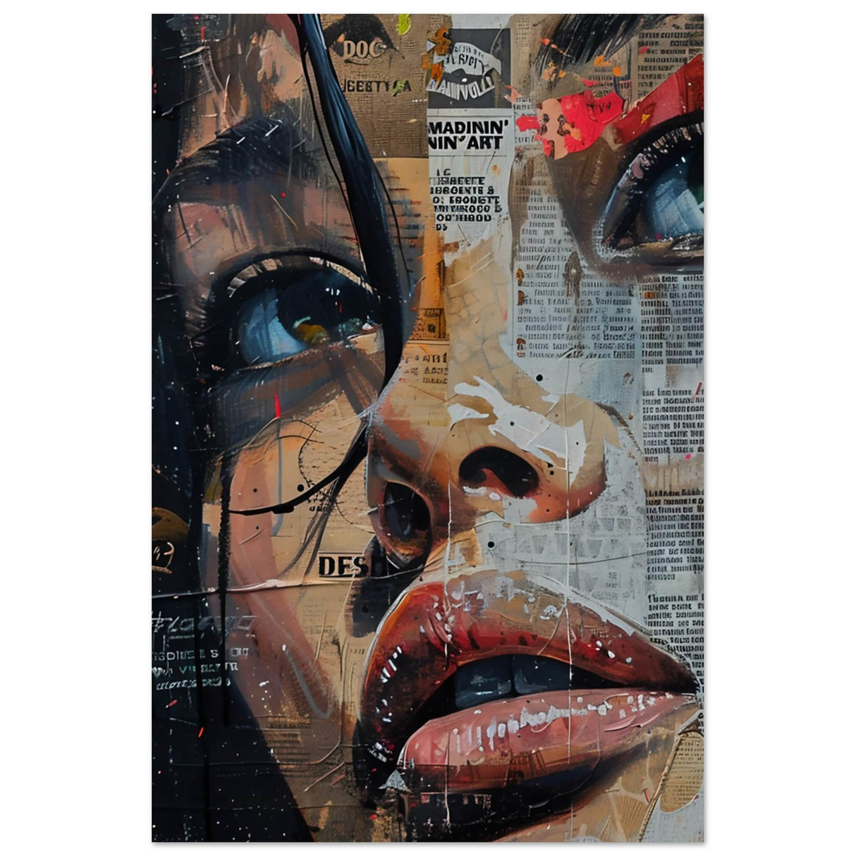 Da Vinci Pop Art Wall Art - Aluminum Print - 60x90 cm / 24x36″ -