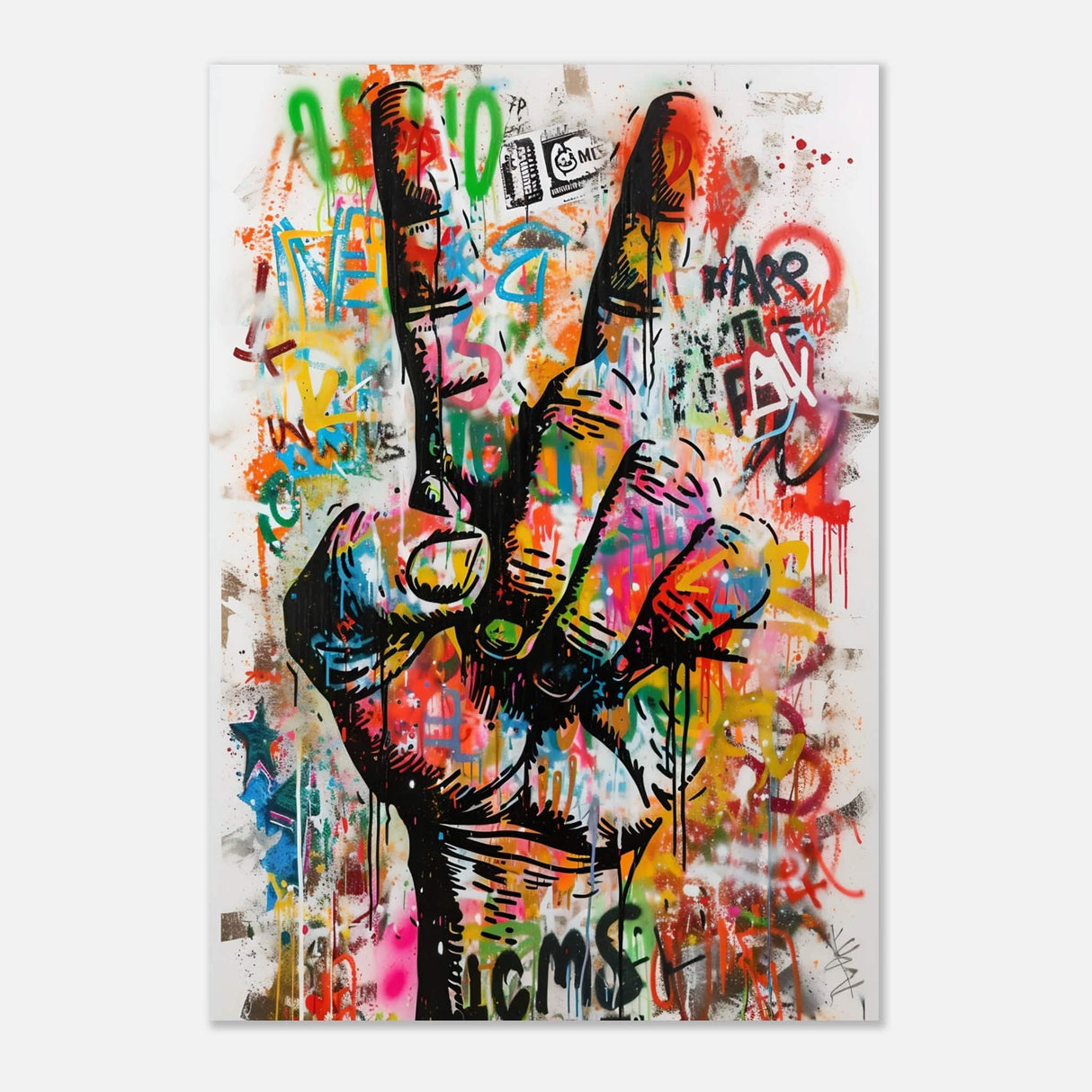 Da Vinci Pop Art Wall Art - Aluminum Print - 70x100 cm / 28x40″ -