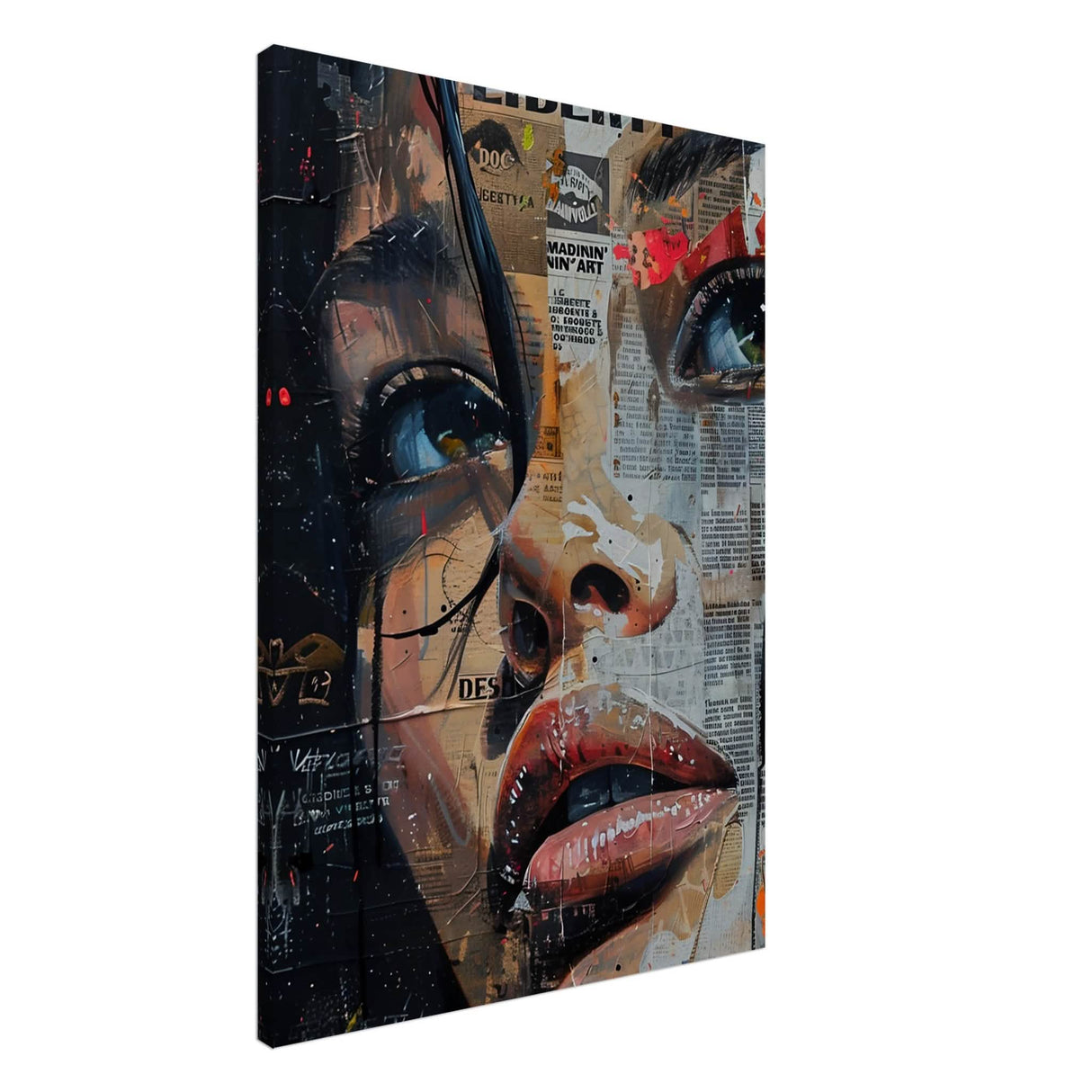 Da Vinci Pop Art Wall Art - Canvas - 70x100 cm / 28x40″ - Thick