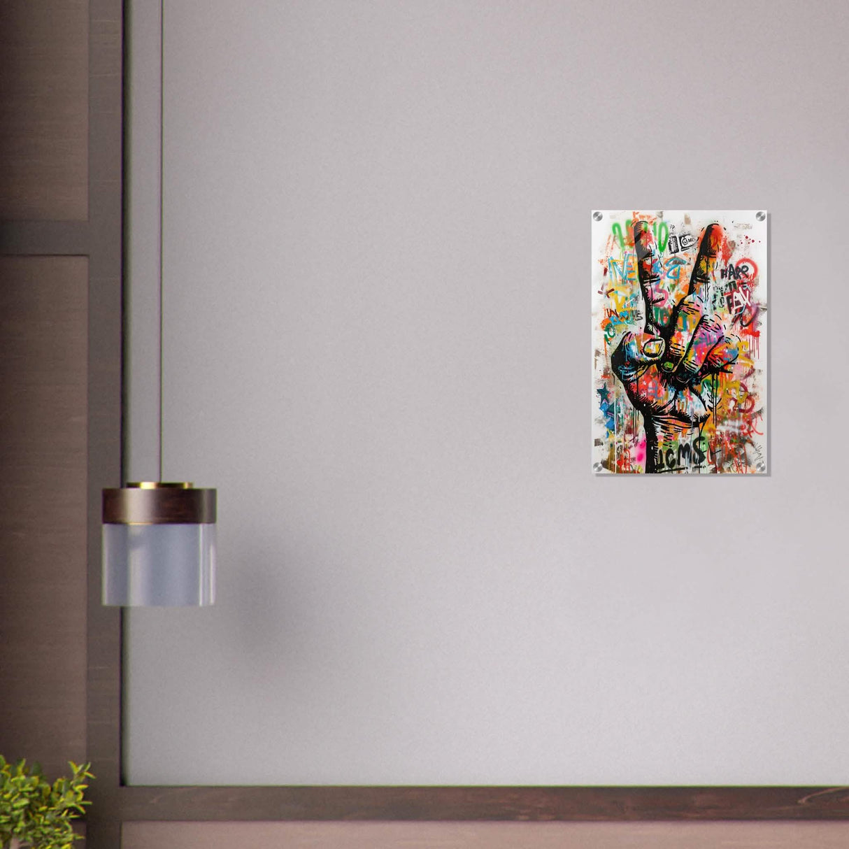 Da Vinci Pop Art Wall Art - Acrylic Print - 40x60 cm / 16x24″ -