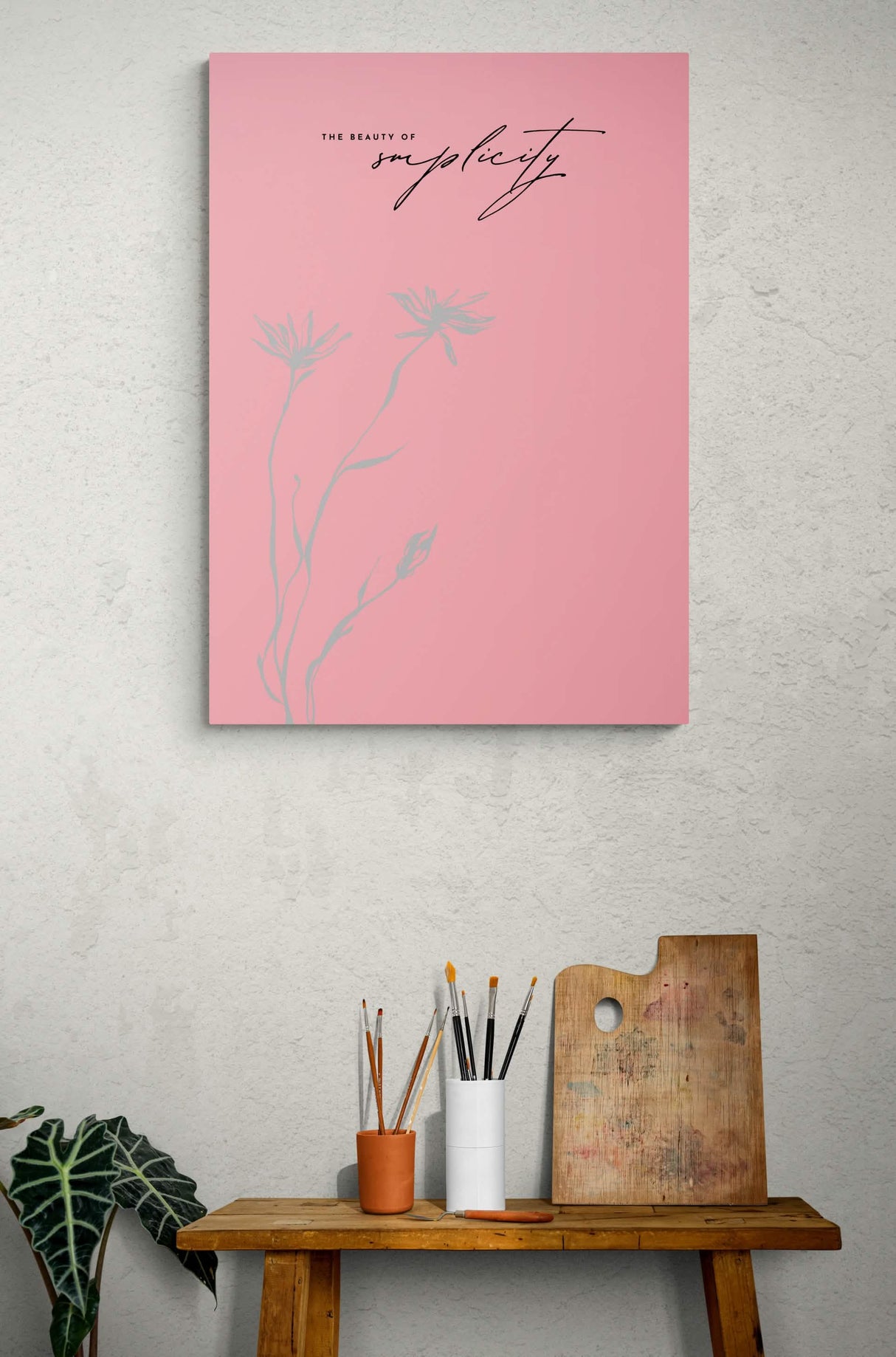 Da Vinci Pop Art Wall art - Canvas - 70x100 cm / 28x40″ - Slim