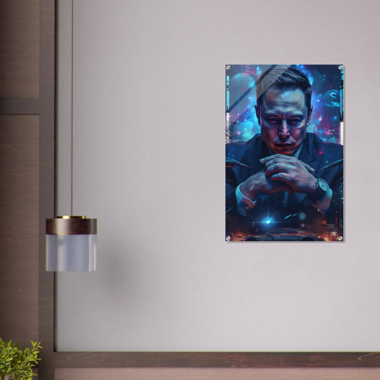 Da Vinci Pop Art Wall Art - Acrylic Print - 60x90 cm / 24x36″ -