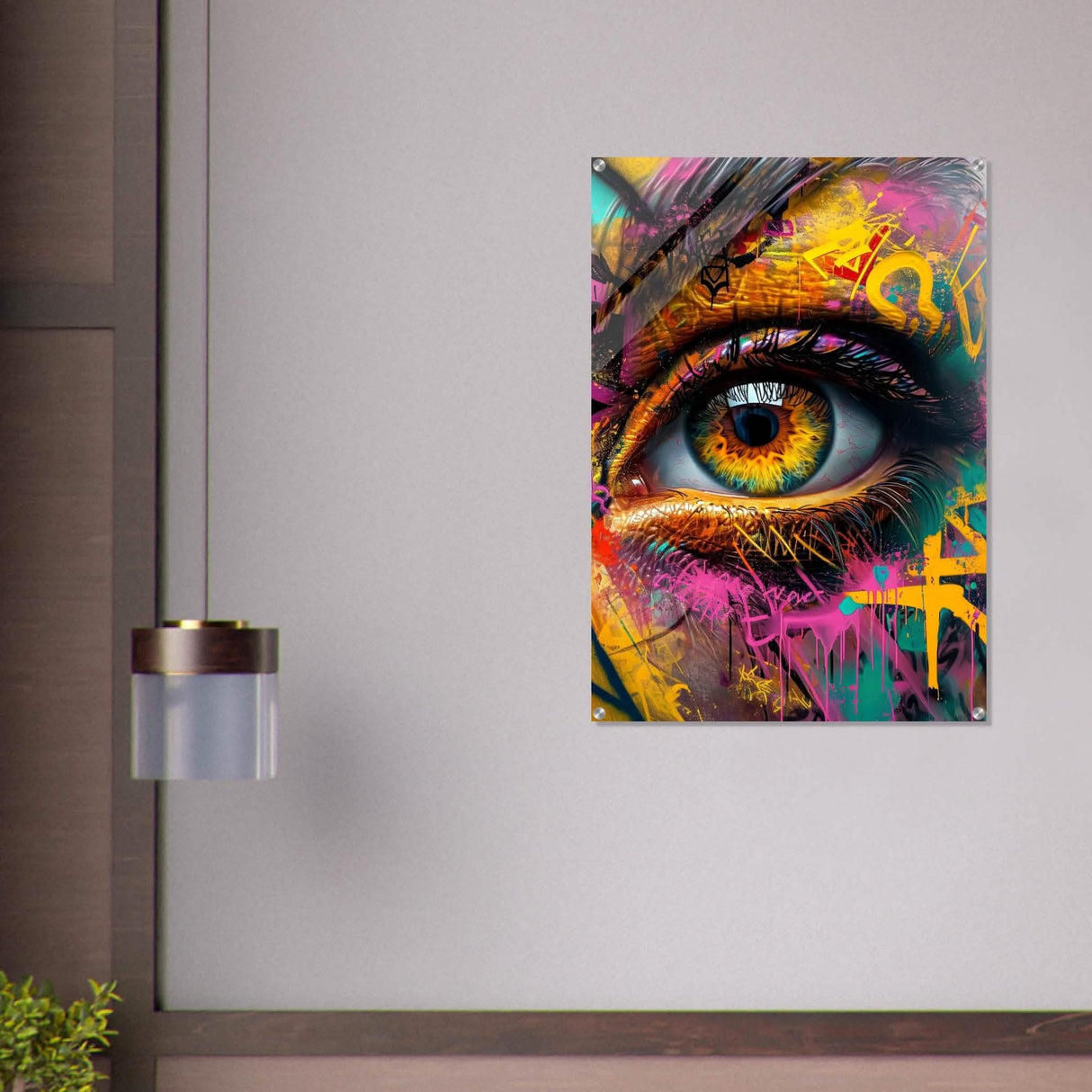 Da Vinci Pop Art Wall Art - Acrylic Print - 70x100 cm / 28x40″ -