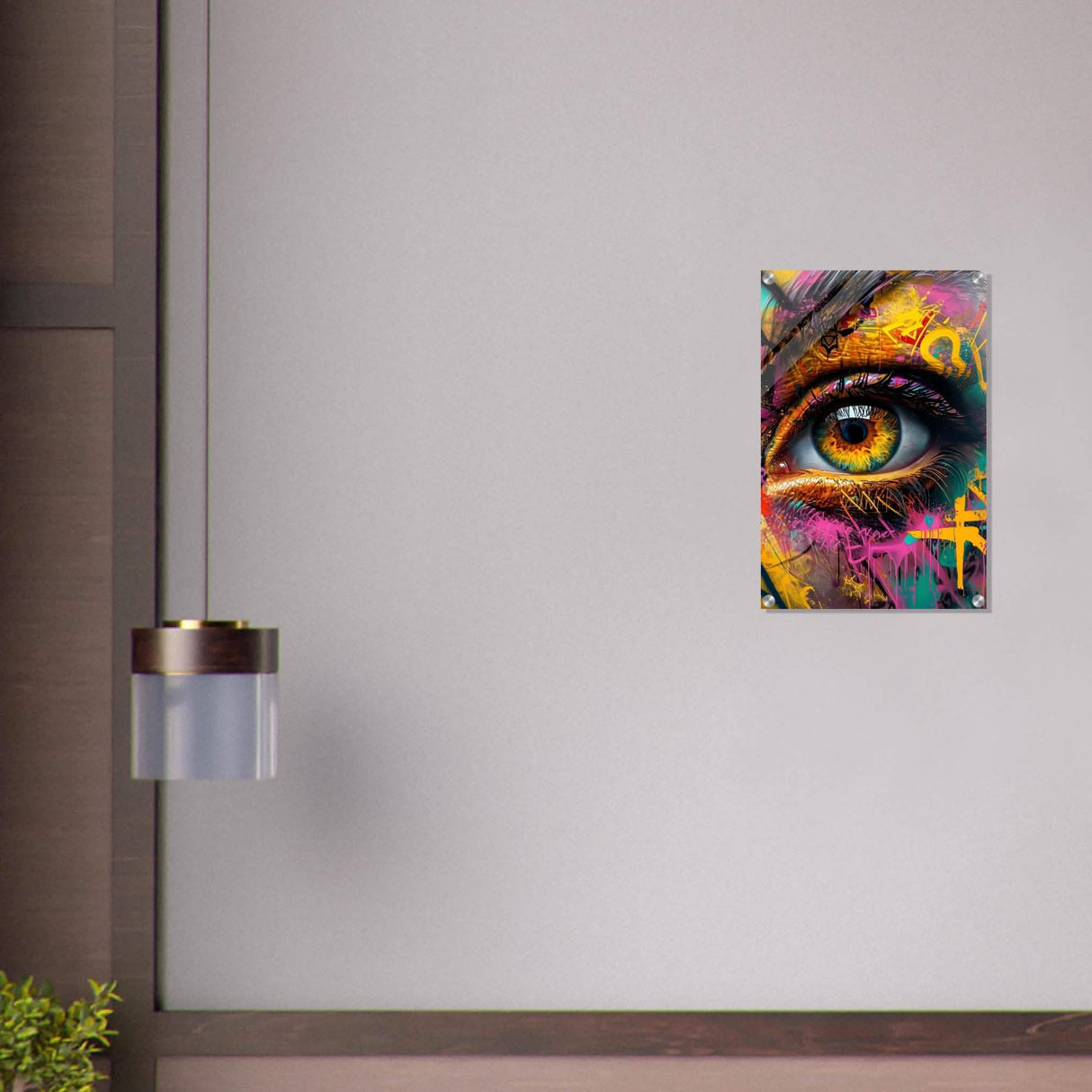 Da Vinci Pop Art Wall Art - Acrylic Print - 40x60 cm / 16x24″ -