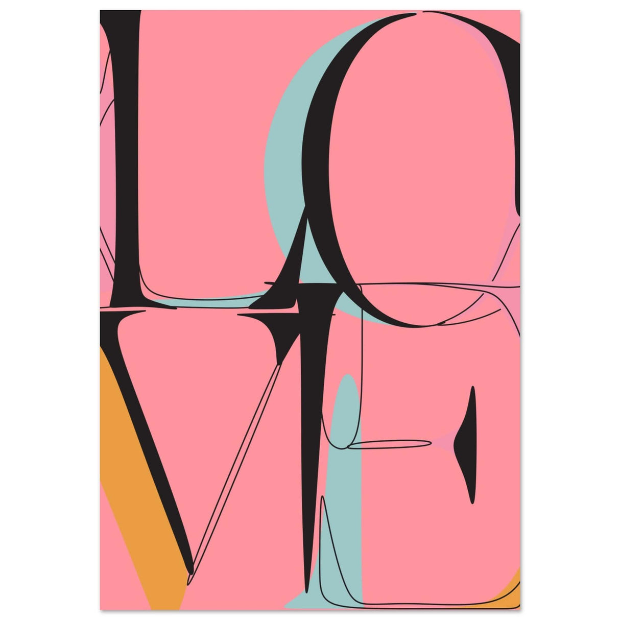 Da Vinci Pop Art Wall art - Aluminum Print - 70x100 cm / 28x40″ -