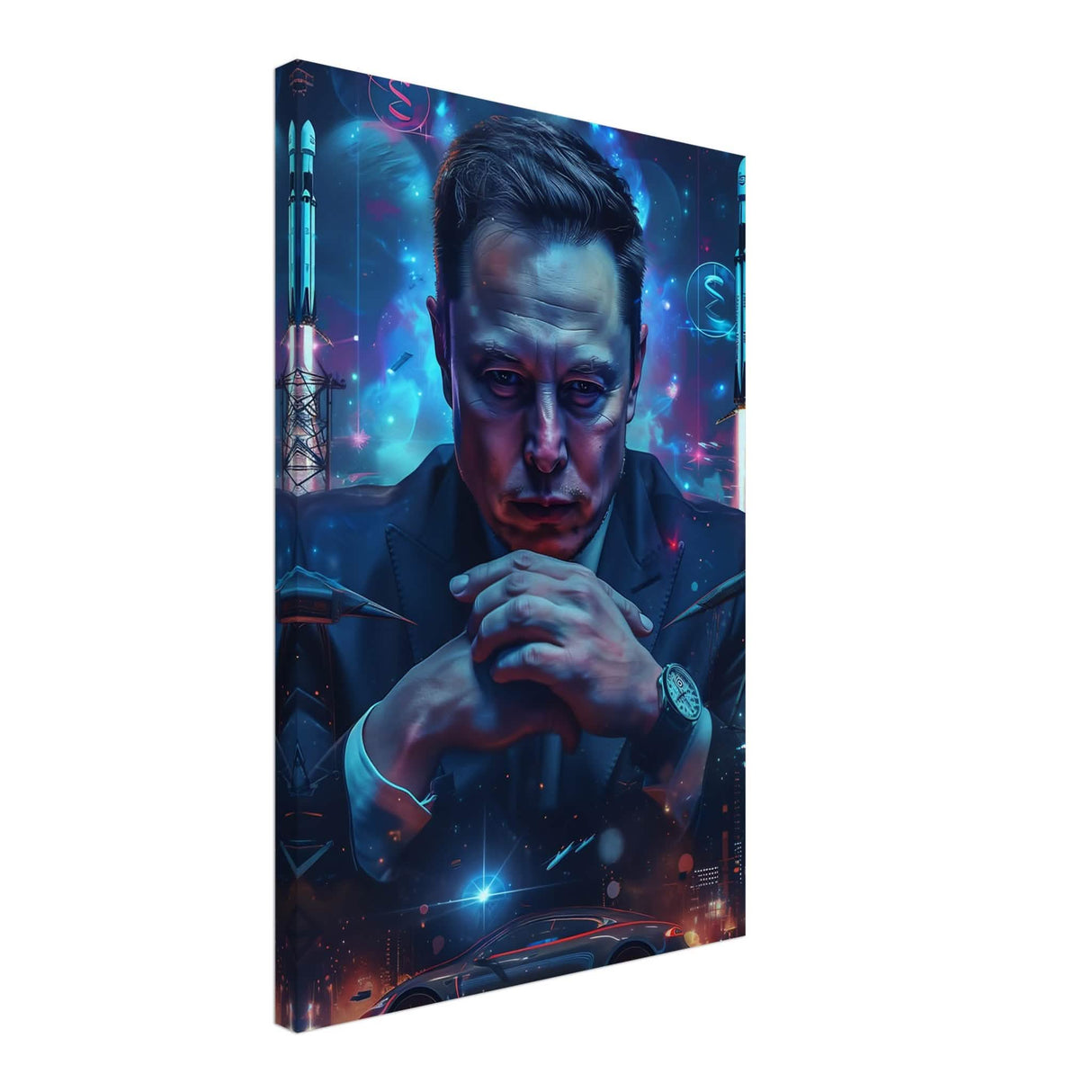 Da Vinci Pop Art Wall Art - Canvas - 40x60 cm / 16x24″ - Slim