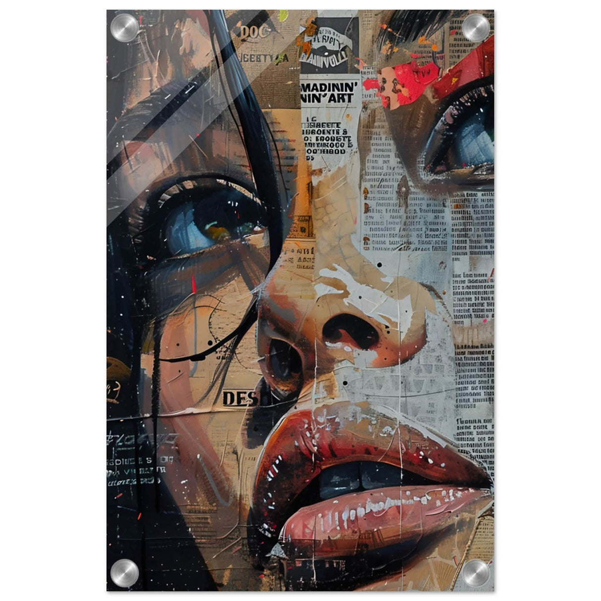 Da Vinci Pop Art Wall Art - Acrylic Print - 30x45 cm / 12x18″ -