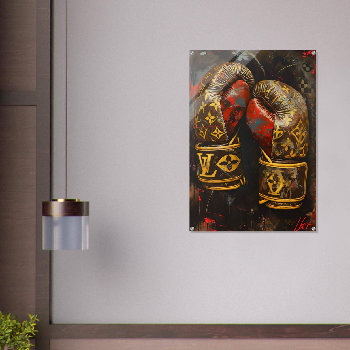 Da Vinci Pop Art Wall Art - Acrylic Print - 70x100 cm / 28x40″ -