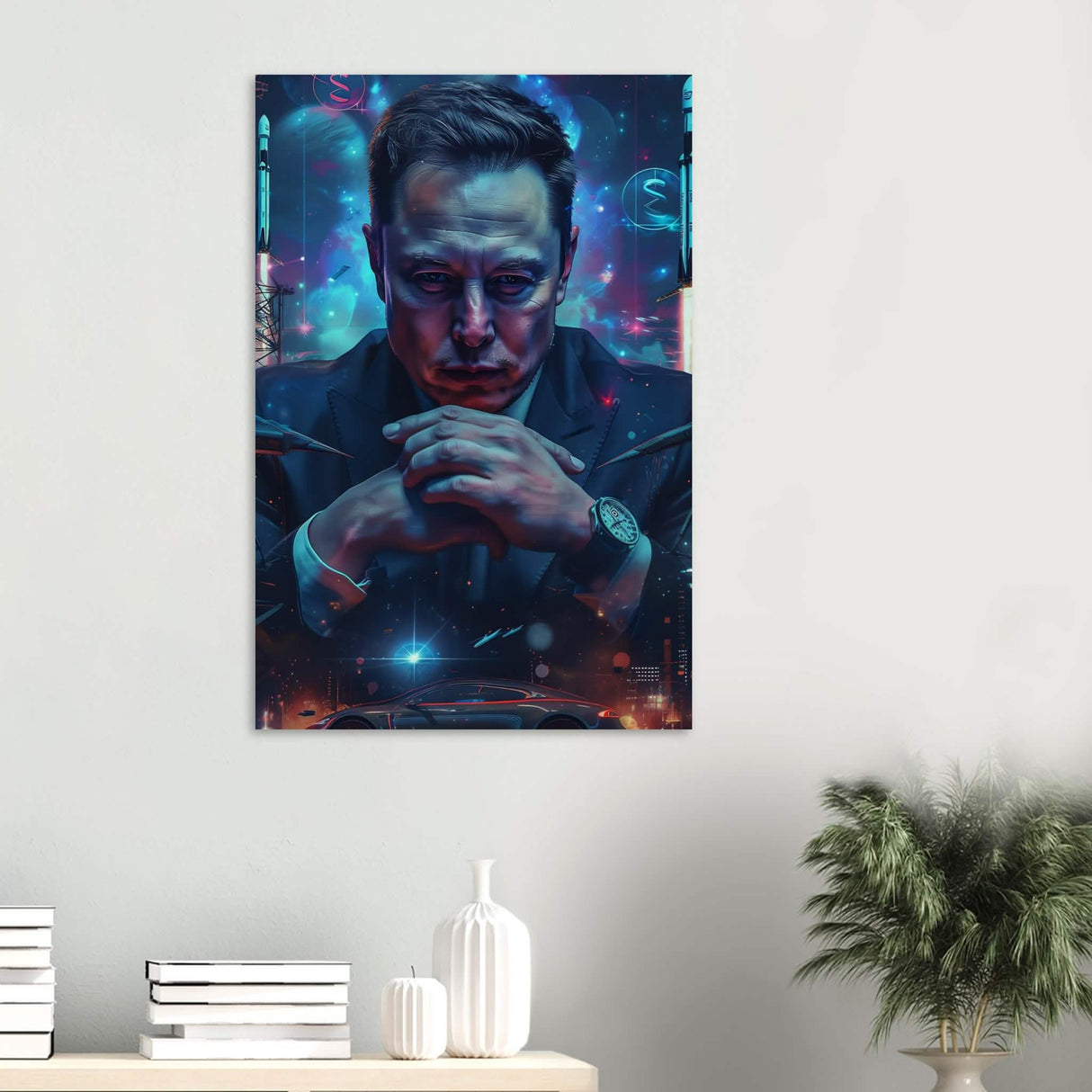 Da Vinci Pop Art Wall Art - Wood Prints - 60x90 cm / 24x36″ - 20 mm