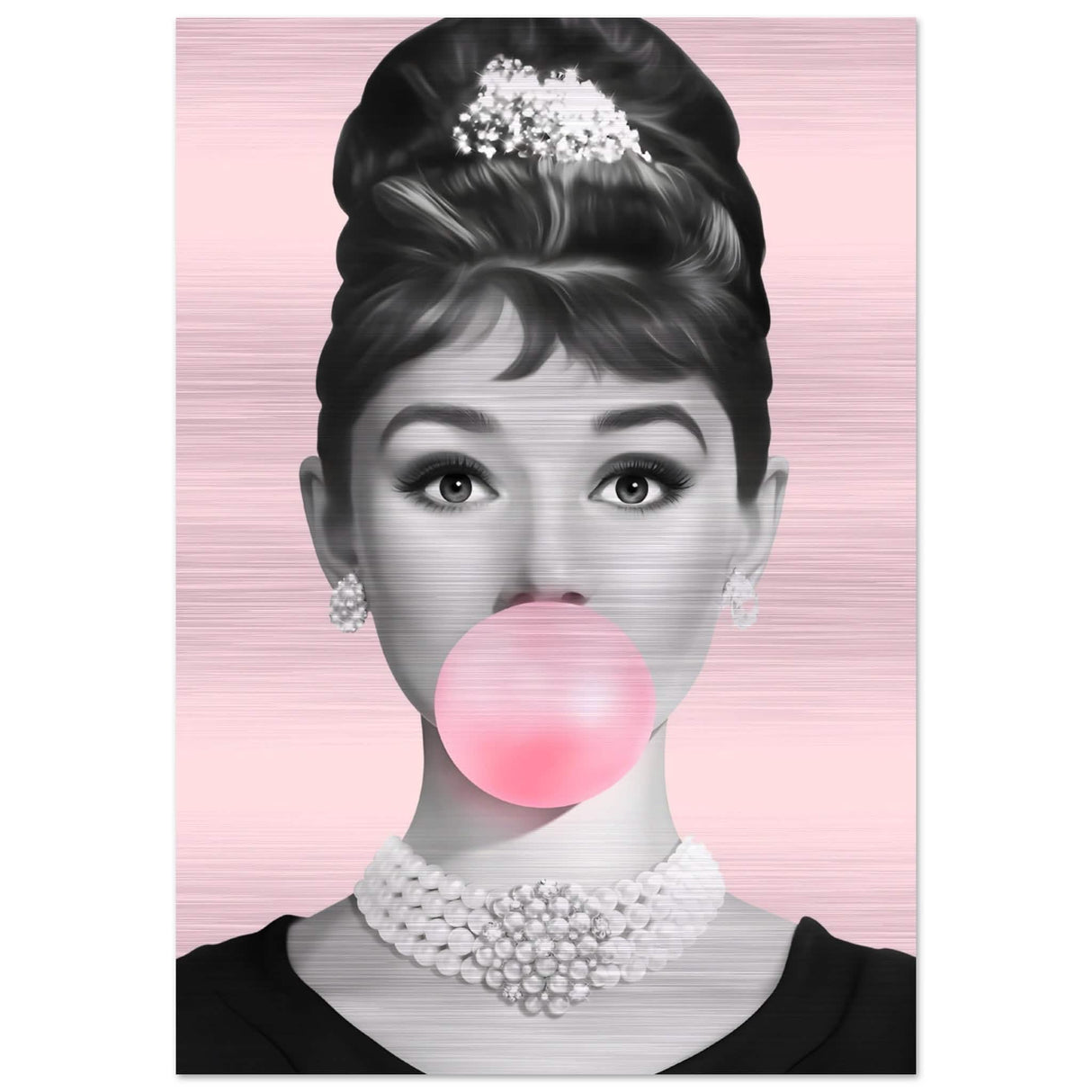 Da Vinci Pop Art Wall Art - Brushed Aluminum Print - 70x100 cm / 28x40″ -