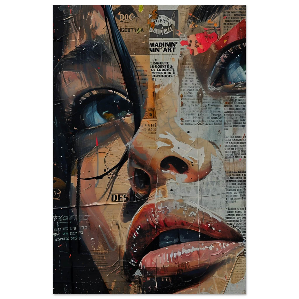 Da Vinci Pop Art Wall Art - Wood Prints - 60x90 cm / 24x36″ - 10 mm