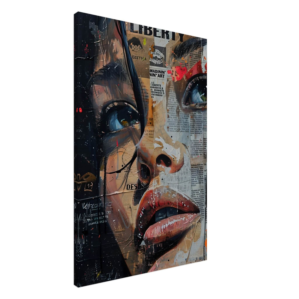 Da Vinci Pop Art Wall Art - Canvas - 60x90 cm / 24x36″ - Slim