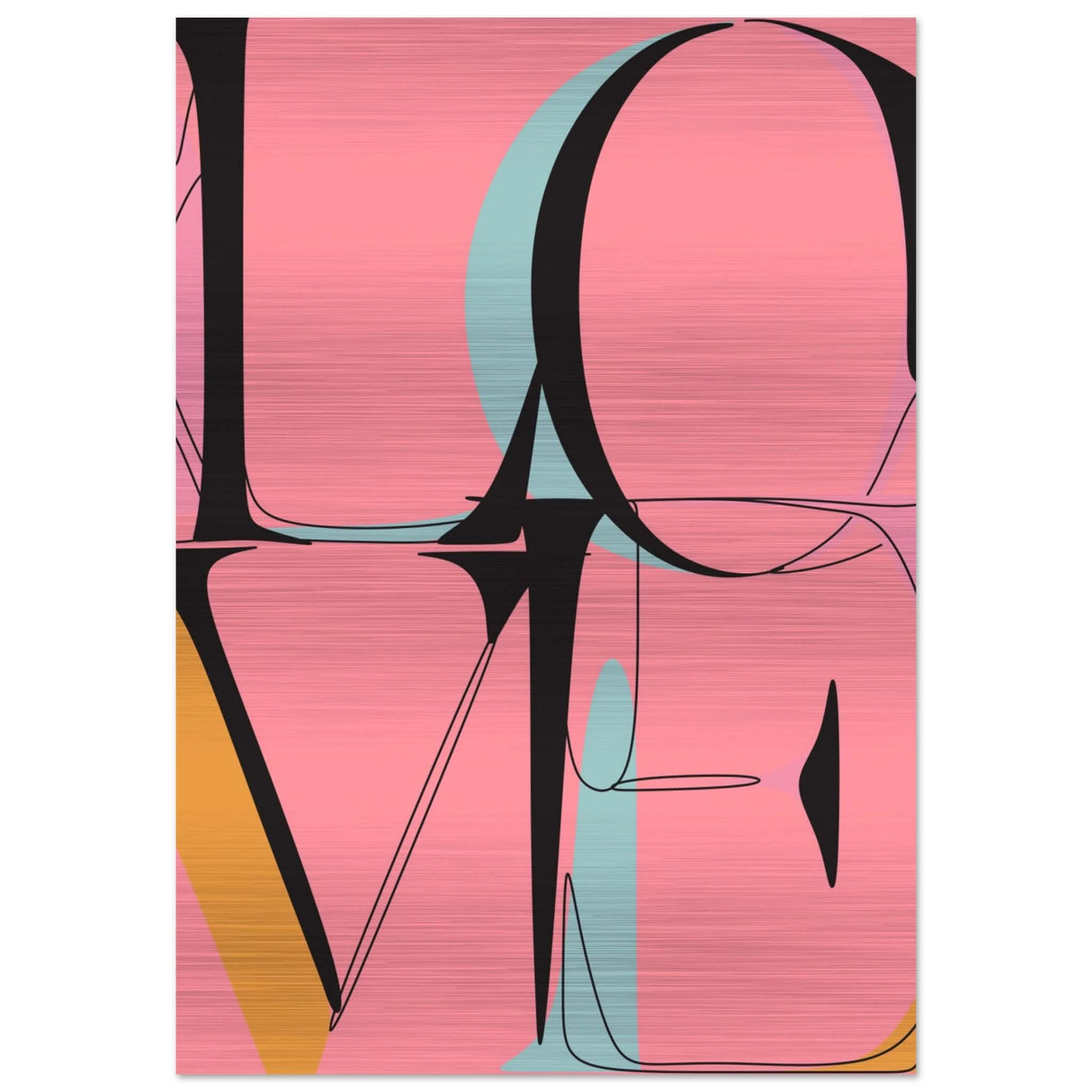 Da Vinci Pop Art Wall art - Brushed Aluminum Print - 70x100 cm / 28x40″ -