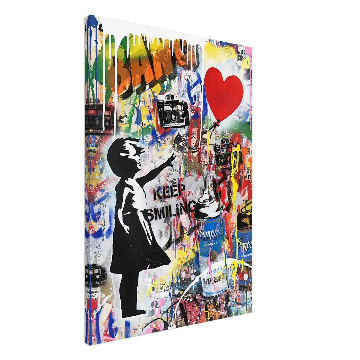 Da Vinci Pop Art Wall Art - Canvas - 70x100 cm / 28x40″ - Thick