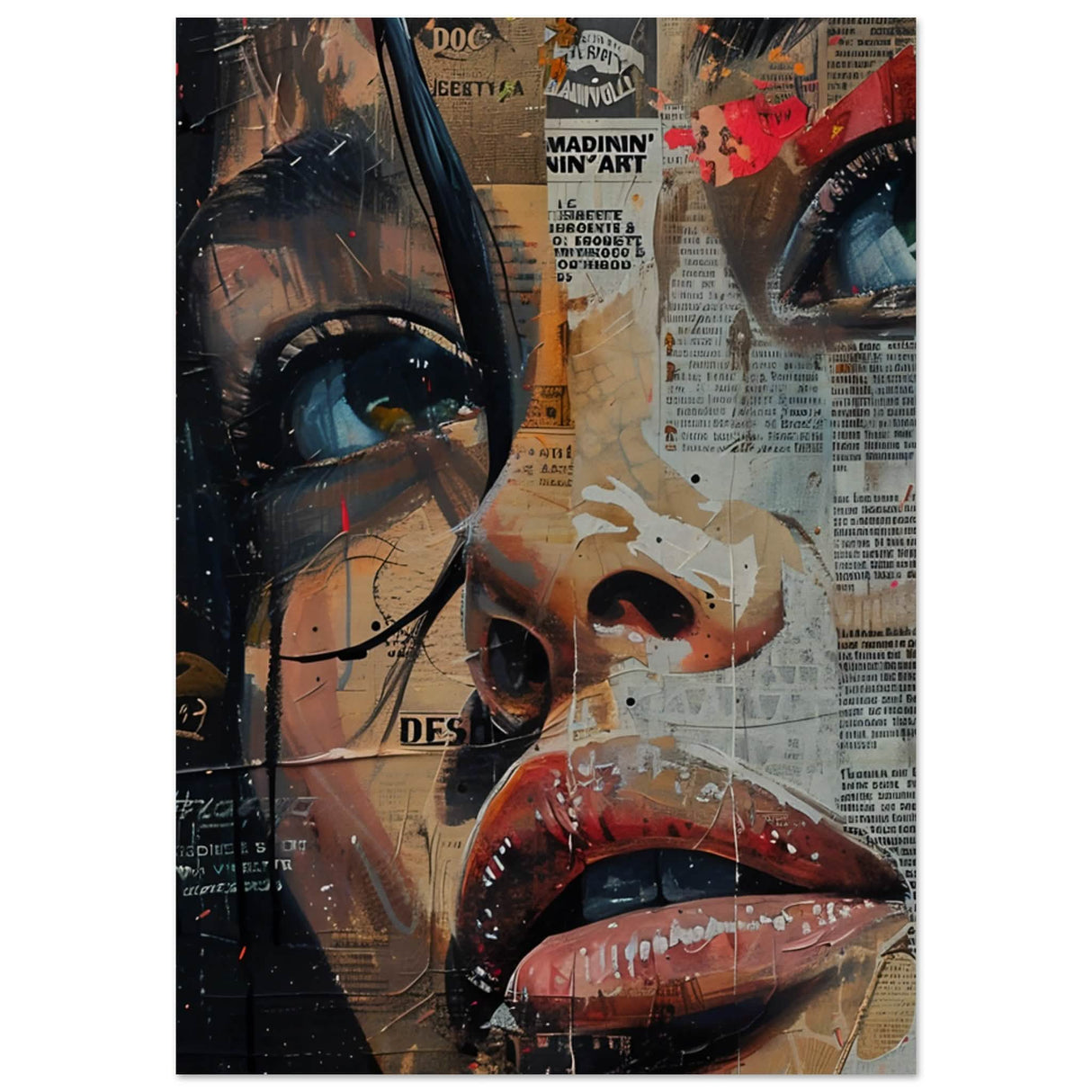 Da Vinci Pop Art Wall Art - Wood Prints - 70x100 cm / 28x40″ - 20 mm