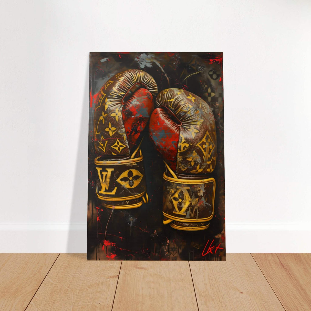 Da Vinci Pop Art Wall Art - Brushed Aluminum Print - 40x60 cm / 16x24″ -