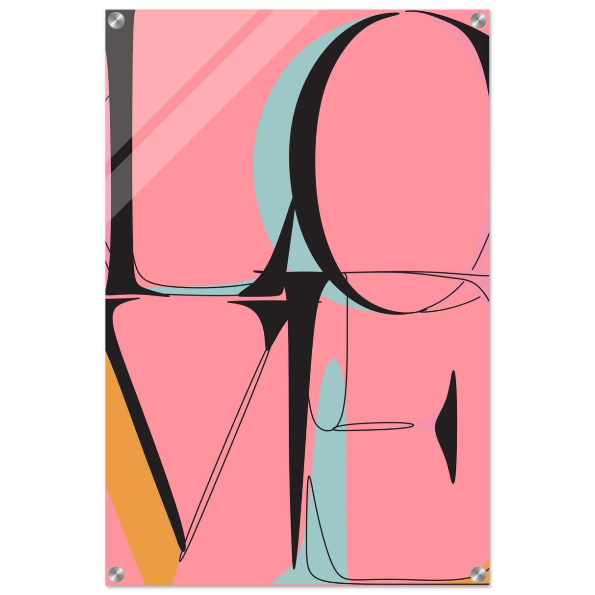 Da Vinci Pop Art Wall art - Acrylic Print - 50x75 cm / 20x30″ -