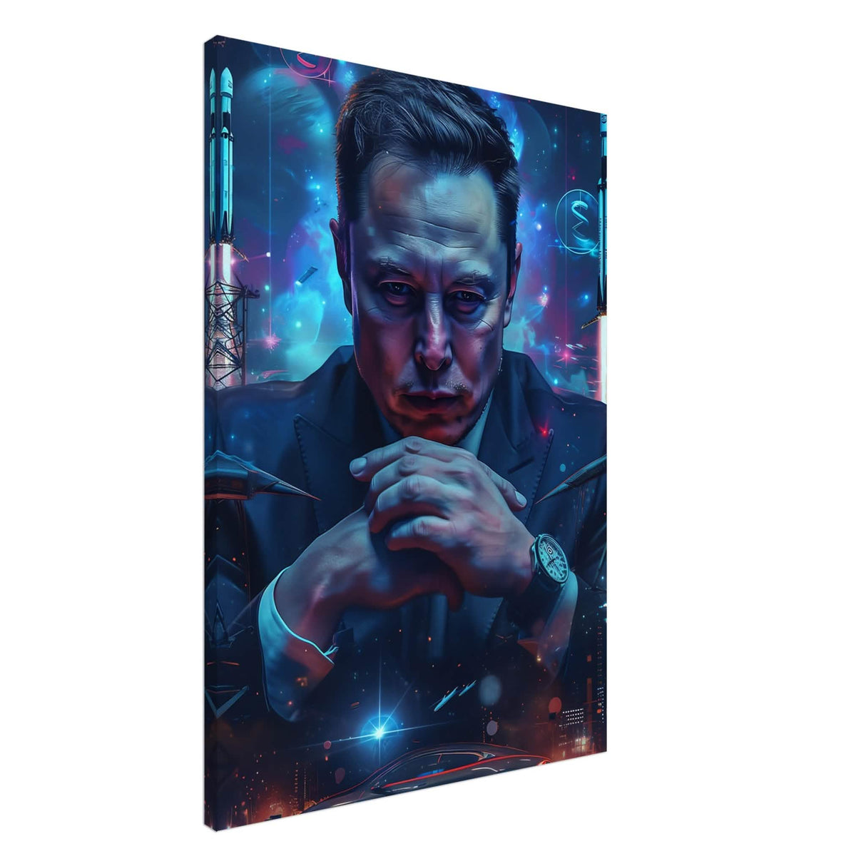 Da Vinci Pop Art Wall Art - Canvas - 70x100 cm / 28x40″ - Thick