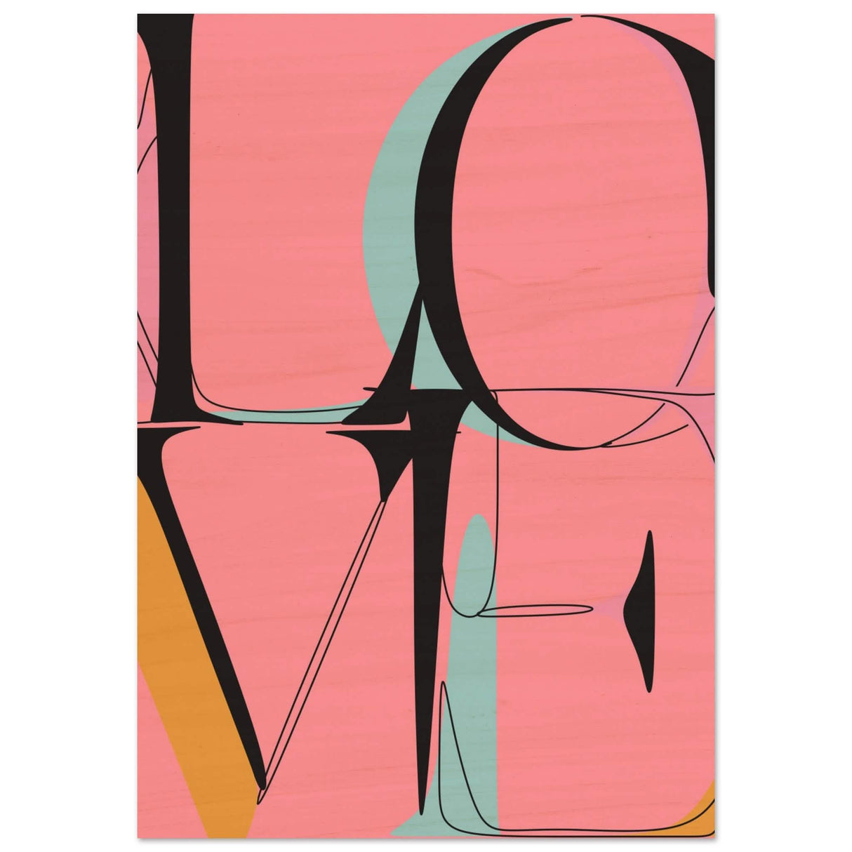 Da Vinci Pop Art Wall art - Wood Prints - 70x100 cm / 28x40″ - 20 mm