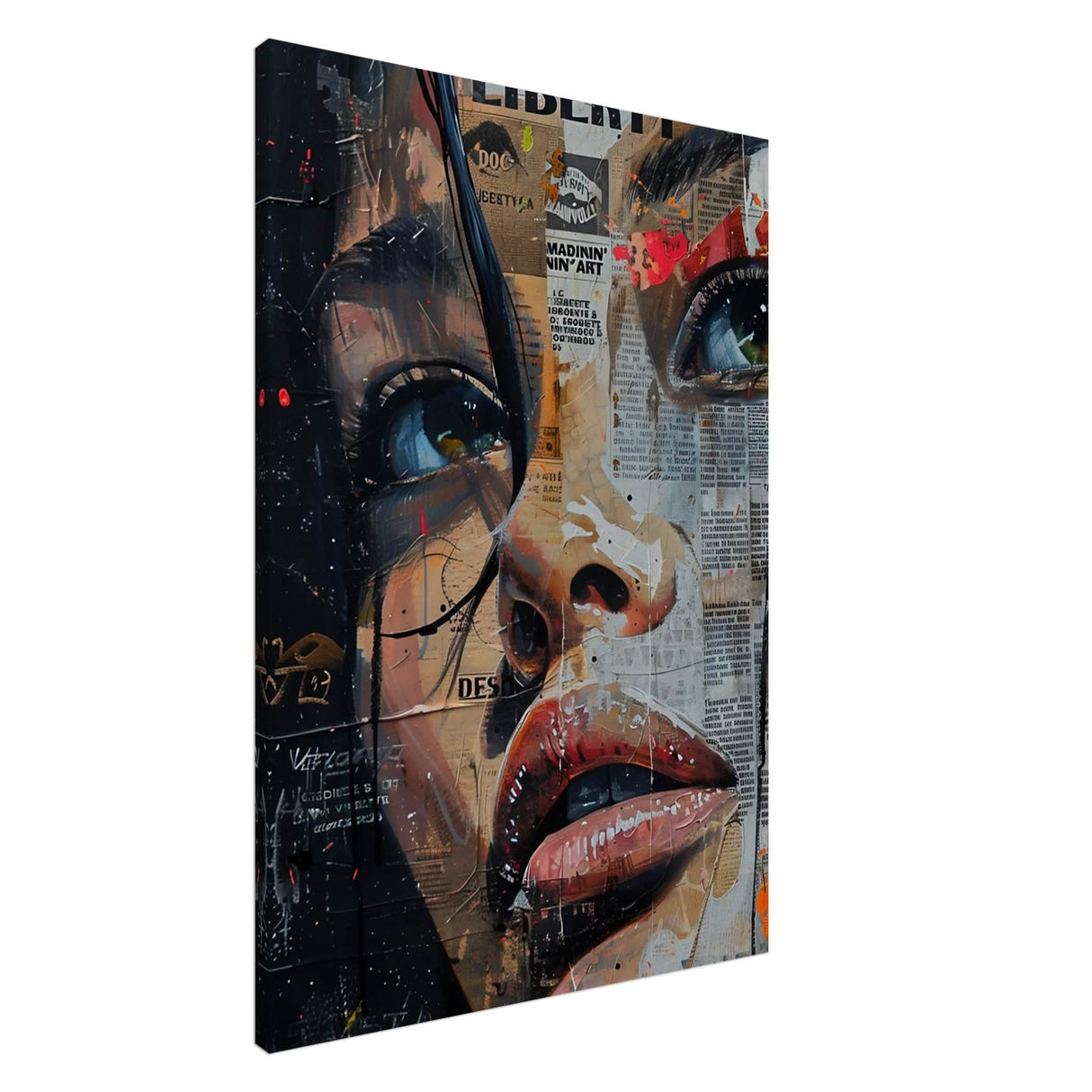 Da Vinci Pop Art Wall Art - Canvas - 70x100 cm / 28x40″ - Slim