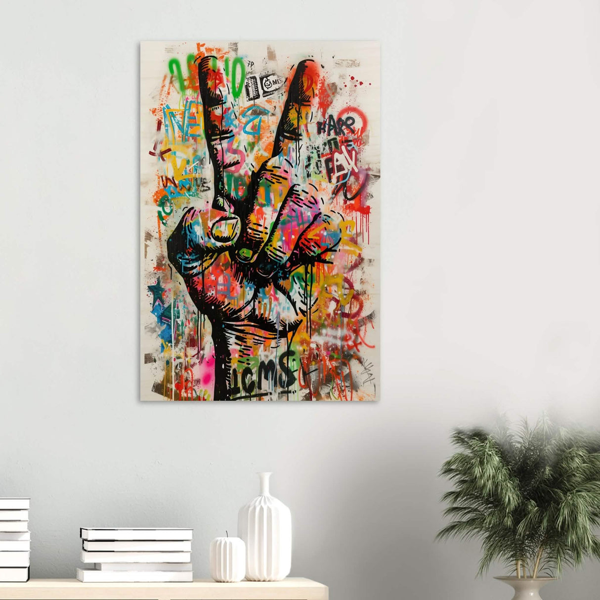 Da Vinci Pop Art Wall Art - Wood Prints - 60x90 cm / 24x36″ - 20 mm