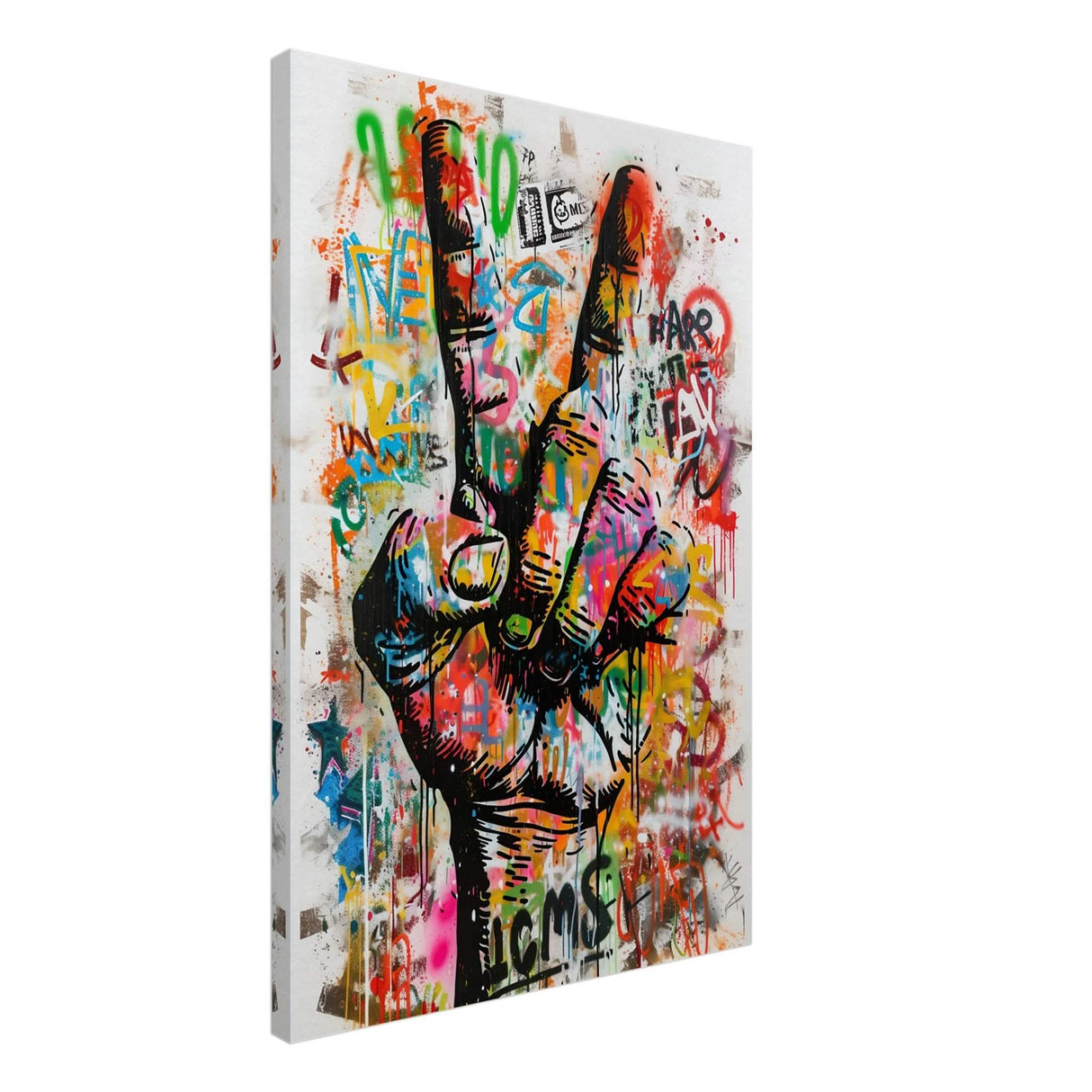 Da Vinci Pop Art Wall Art - Canvas - 50x75 cm / 20x30″ - Slim