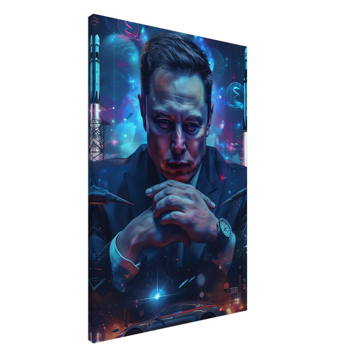 Da Vinci Pop Art Wall Art - Canvas - 60x90 cm / 24x36″ - Slim