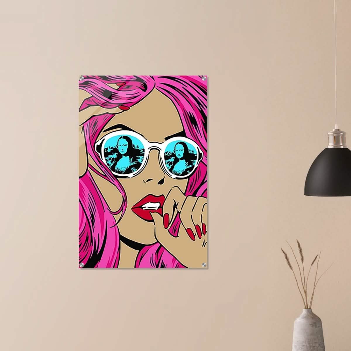 Da Vinci Pop Art Wall Art - Acrylic Print - 60x90 cm / 24x36″ -