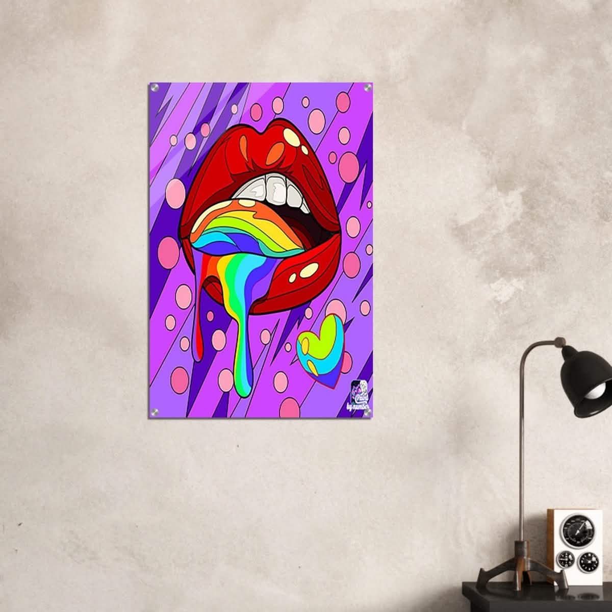 Da Vinci Pop Art Wall Art - Acrylic Print - 60x90 cm / 24x36″ -