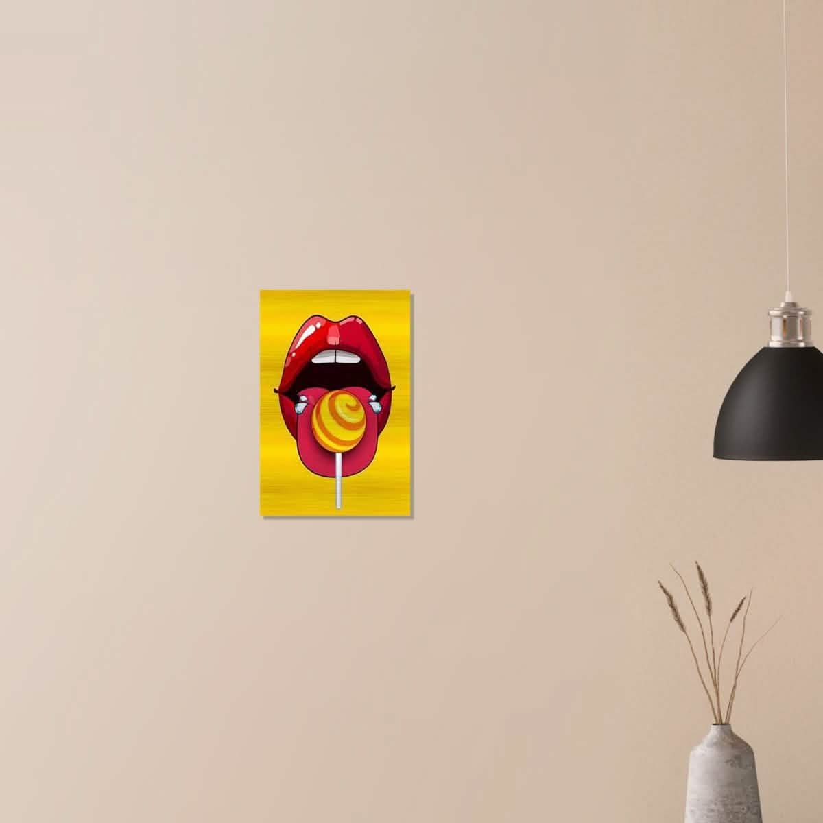 Da Vinci Pop Art Wall Art - Brushed Aluminum Print - 30x45 cm / 12x18″ -