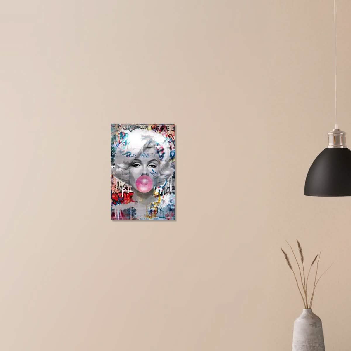 Da Vinci Pop Art Wall Art - Brushed Aluminum Print - 30x45 cm / 12x18″ -