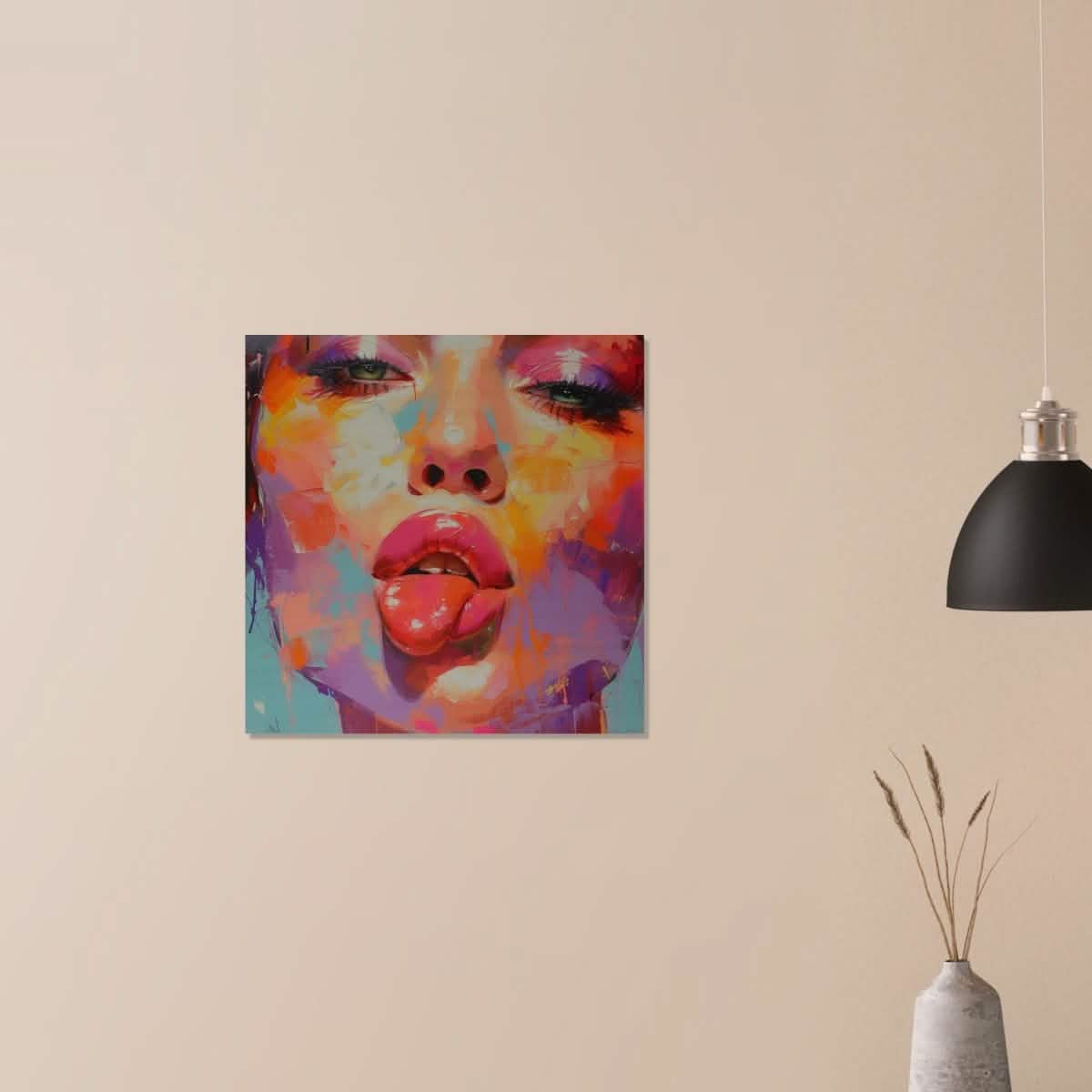 Da Vinci Pop Art Wall Art - Wood Prints - 60x60 cm / 24x24″ - 20 mm