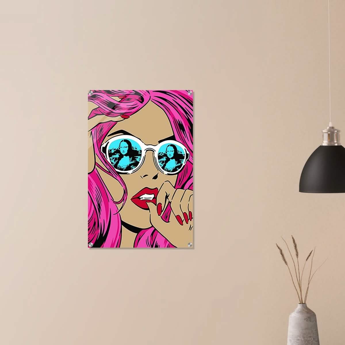 Da Vinci Pop Art Wall Art - Acrylic Print - 50x75 cm / 20x30″ -