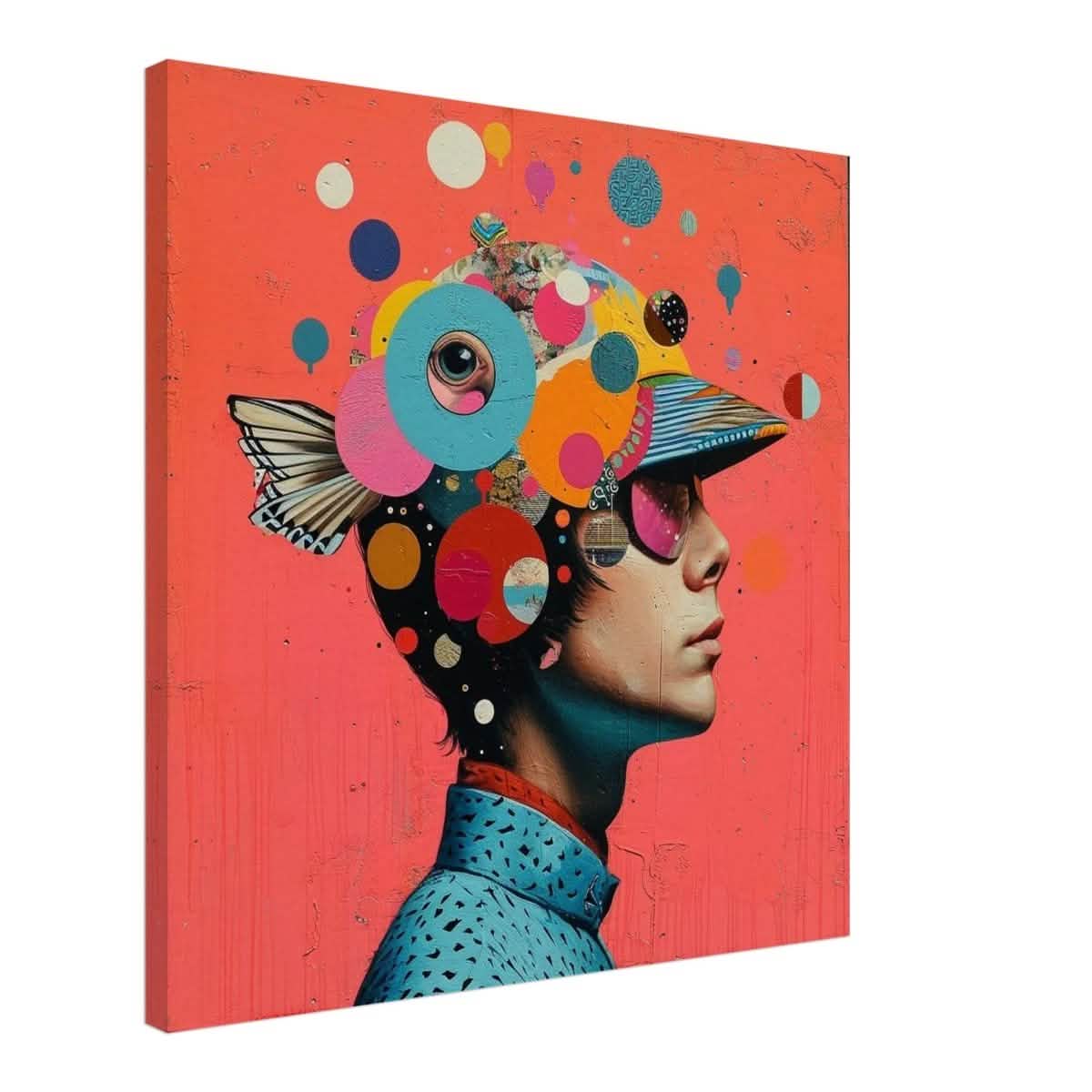 Da Vinci Pop Art Wall Art - Canvas - 60x60 cm / 24x24″ - Slim