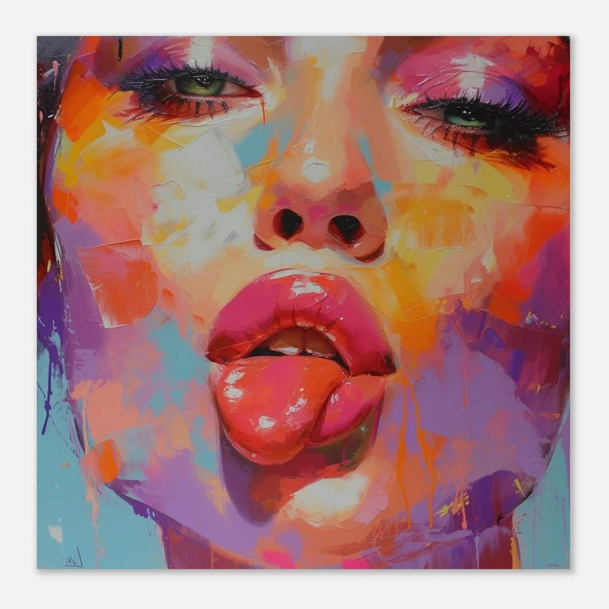 Da Vinci Pop Art Wall Art - Aluminum Print - 60x60 cm / 24x24″ -