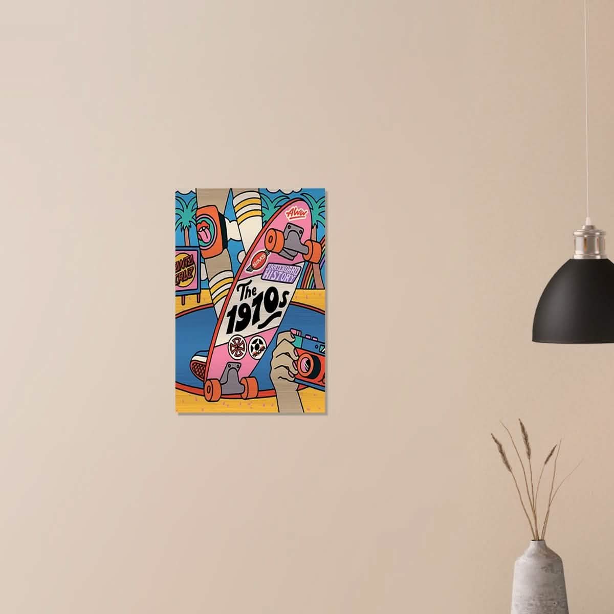 Da Vinci Pop Art Wall Art - Brushed Aluminum Print - 40x60 cm / 16x24″ -