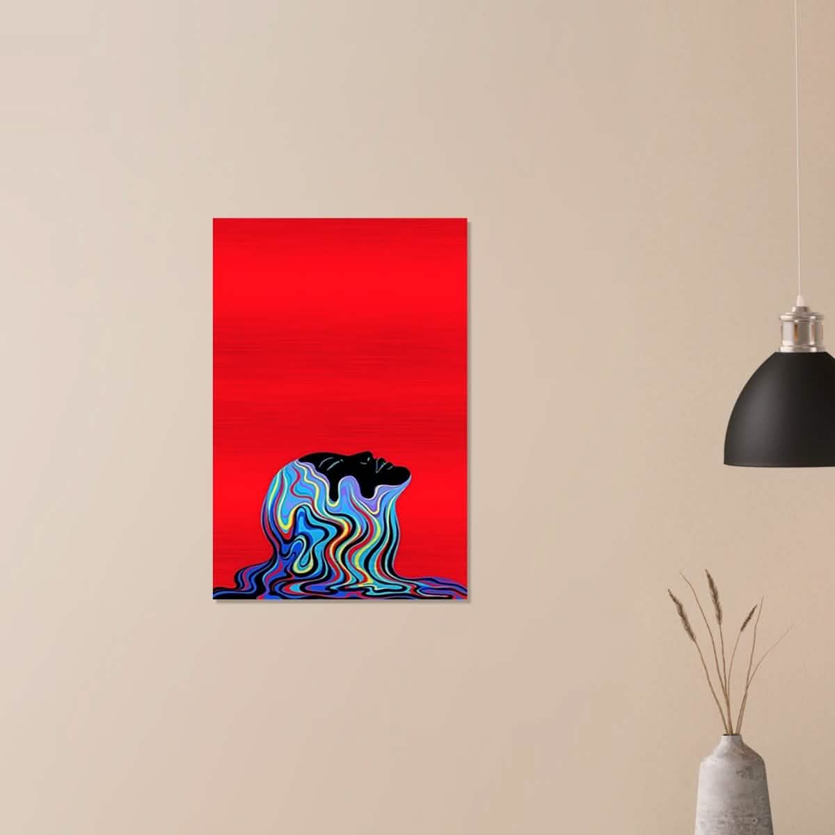 Da Vinci Pop Art Wall Art - Brushed Aluminum Print - 50x75 cm / 20x30″ -