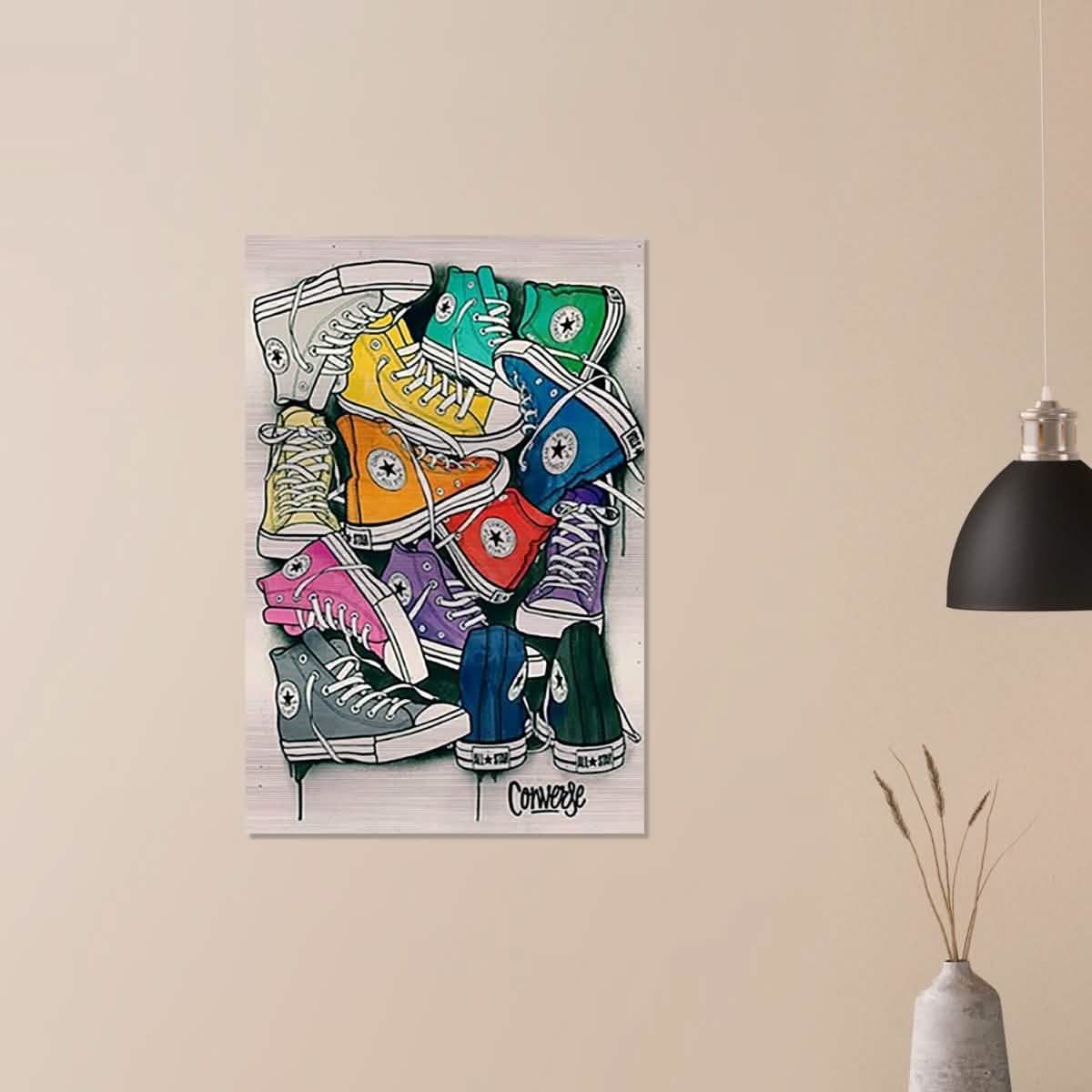 Da Vinci Pop Art Wall Art - Brushed Aluminum Print - 60x90 cm / 24x36″ -