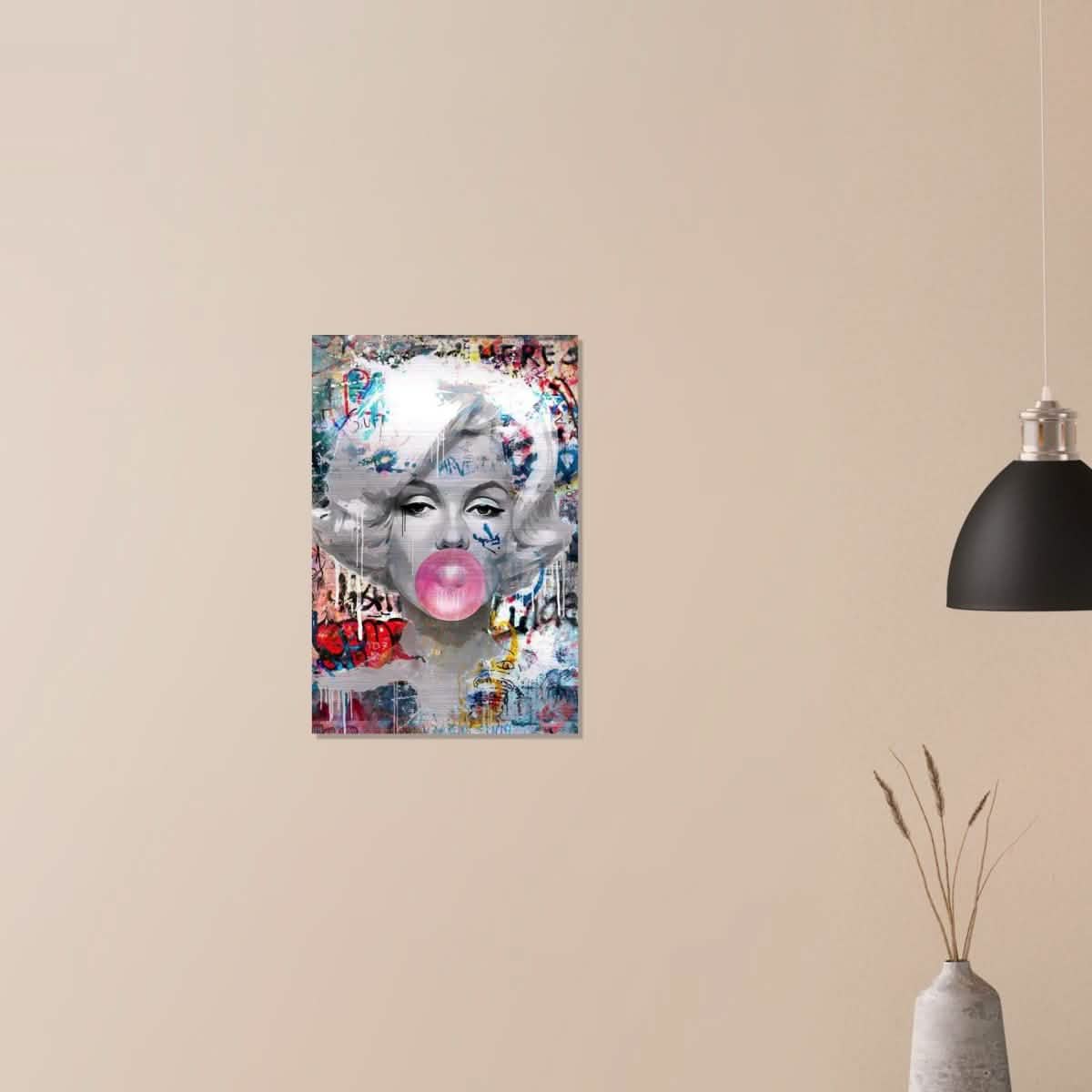 Da Vinci Pop Art Wall Art - Brushed Aluminum Print - 40x60 cm / 16x24″ -