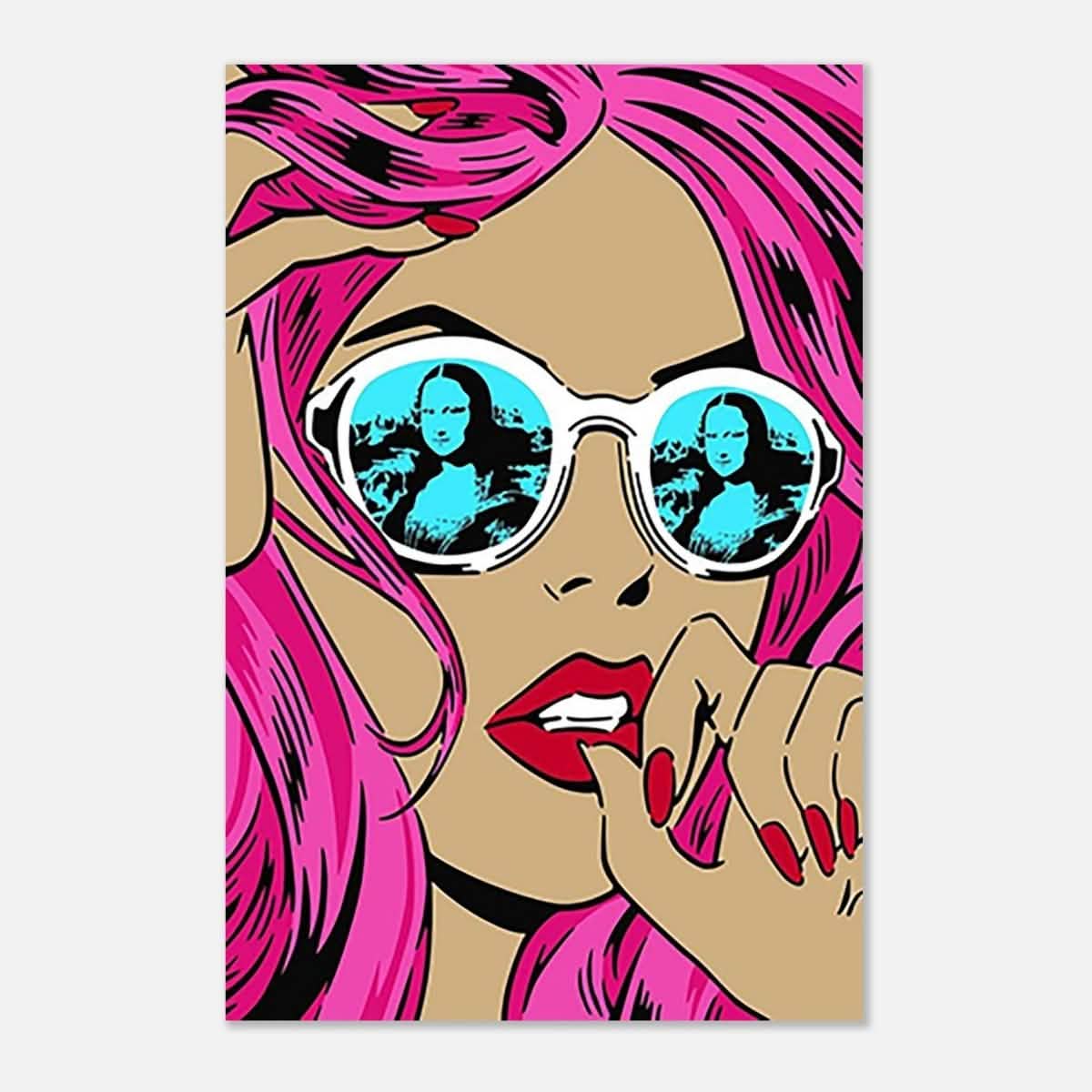 Da Vinci Pop Art Wall Art - Aluminum Print - 60x90 cm / 24x36″ -