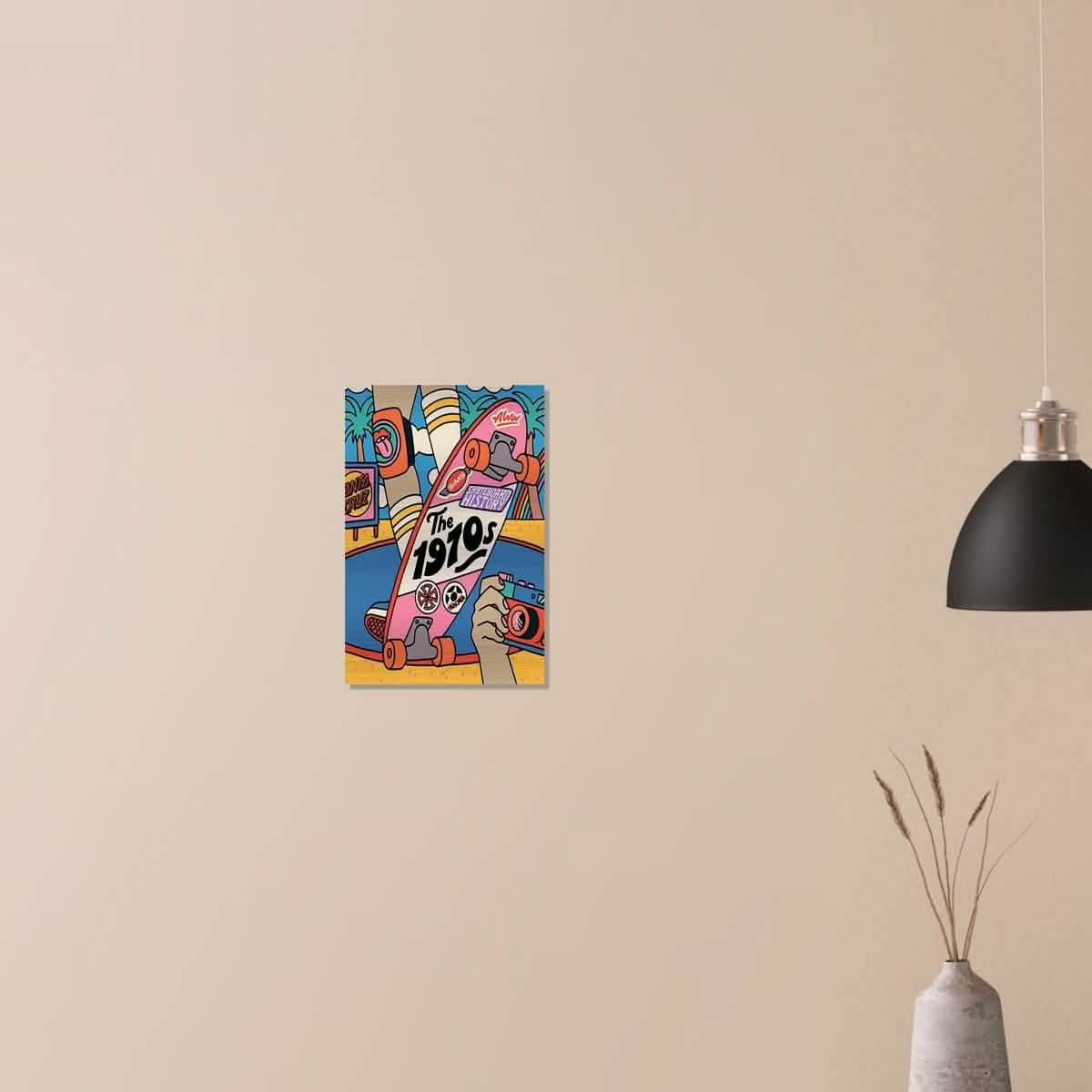 Da Vinci Pop Art Wall Art - Brushed Aluminum Print - 30x45 cm / 12x18″ -