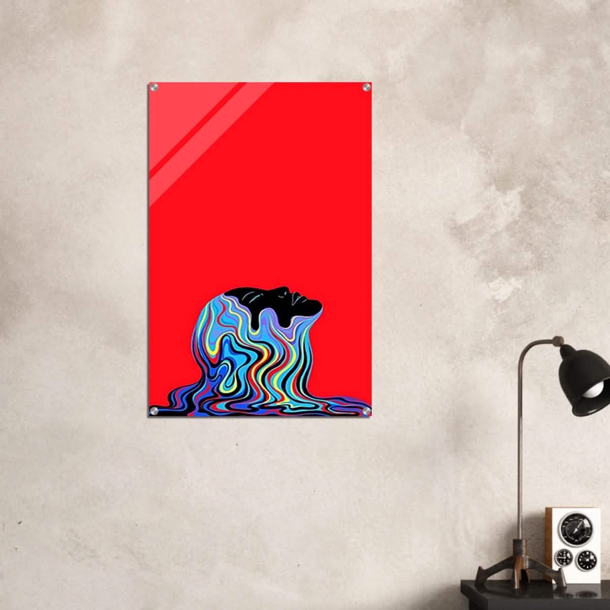 Da Vinci Pop Art Wall Art - Acrylic Print - 60x90 cm / 24x36″ -