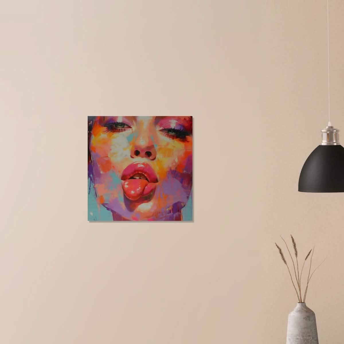 Da Vinci Pop Art Wall Art - Wood Prints - 50x50 cm / 20x20″ - 20 mm