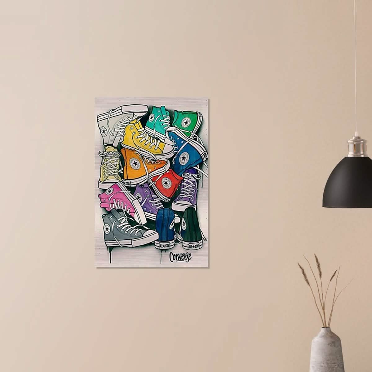 Da Vinci Pop Art Wall Art - Brushed Aluminum Print - 50x75 cm / 20x30″ -