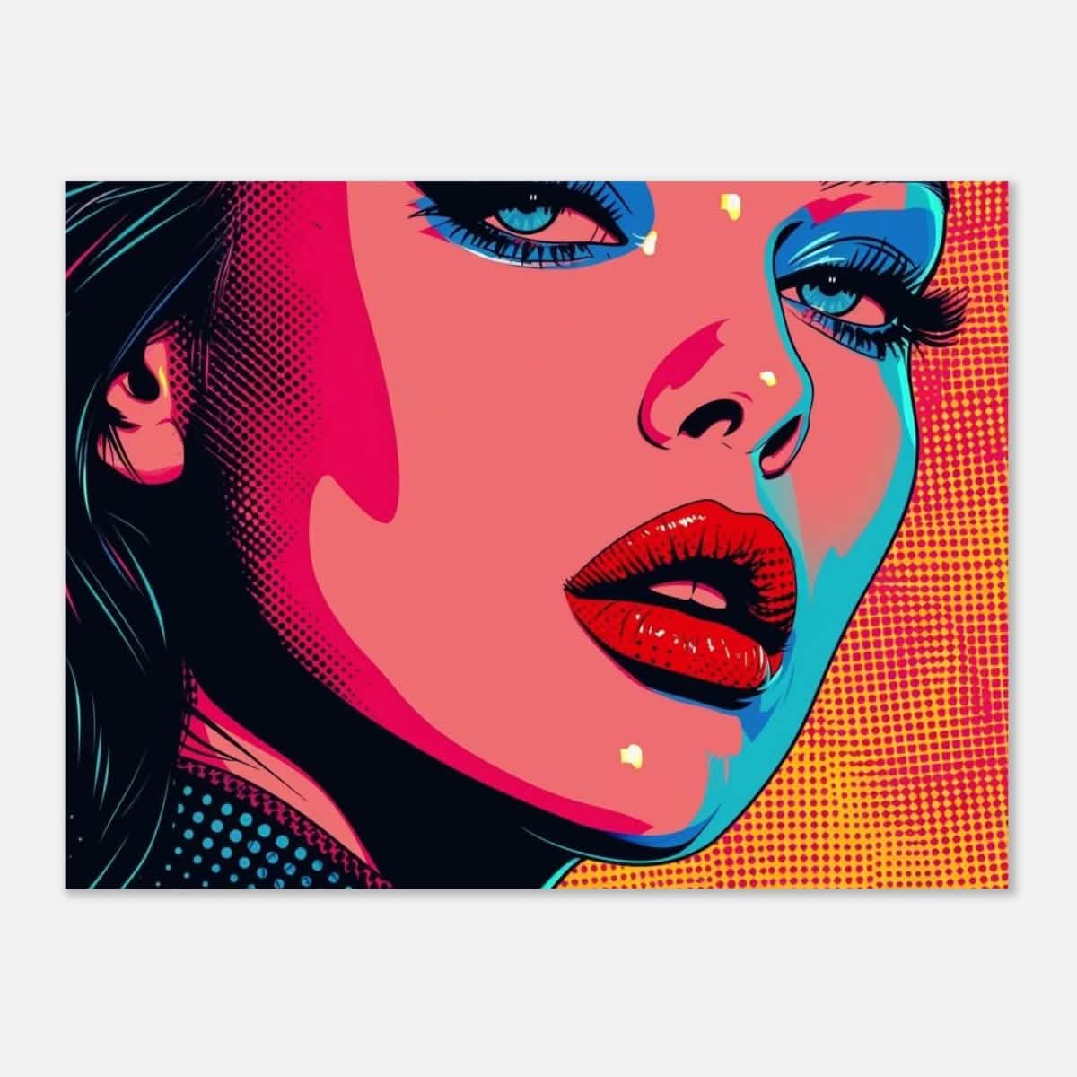 Da Vinci Pop Art Wall Art - Aluminum Print - 30x40 cm / 12x16″ -