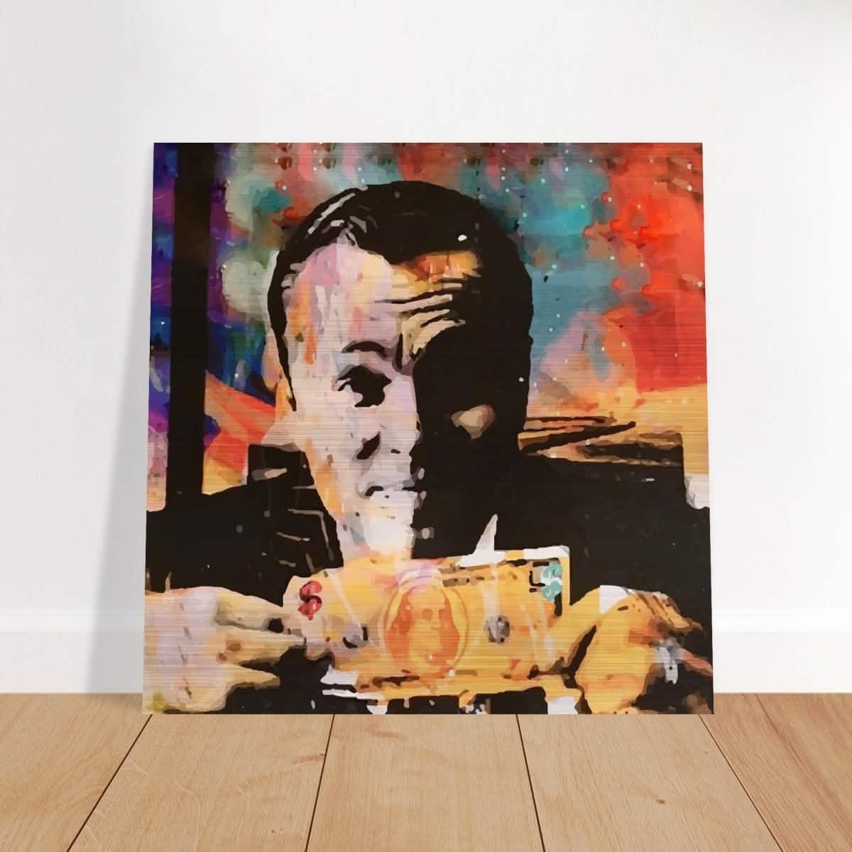 Da Vinci Pop Art Wall Art - Brushed Aluminum Print - 50x50 cm / 20x20″ -