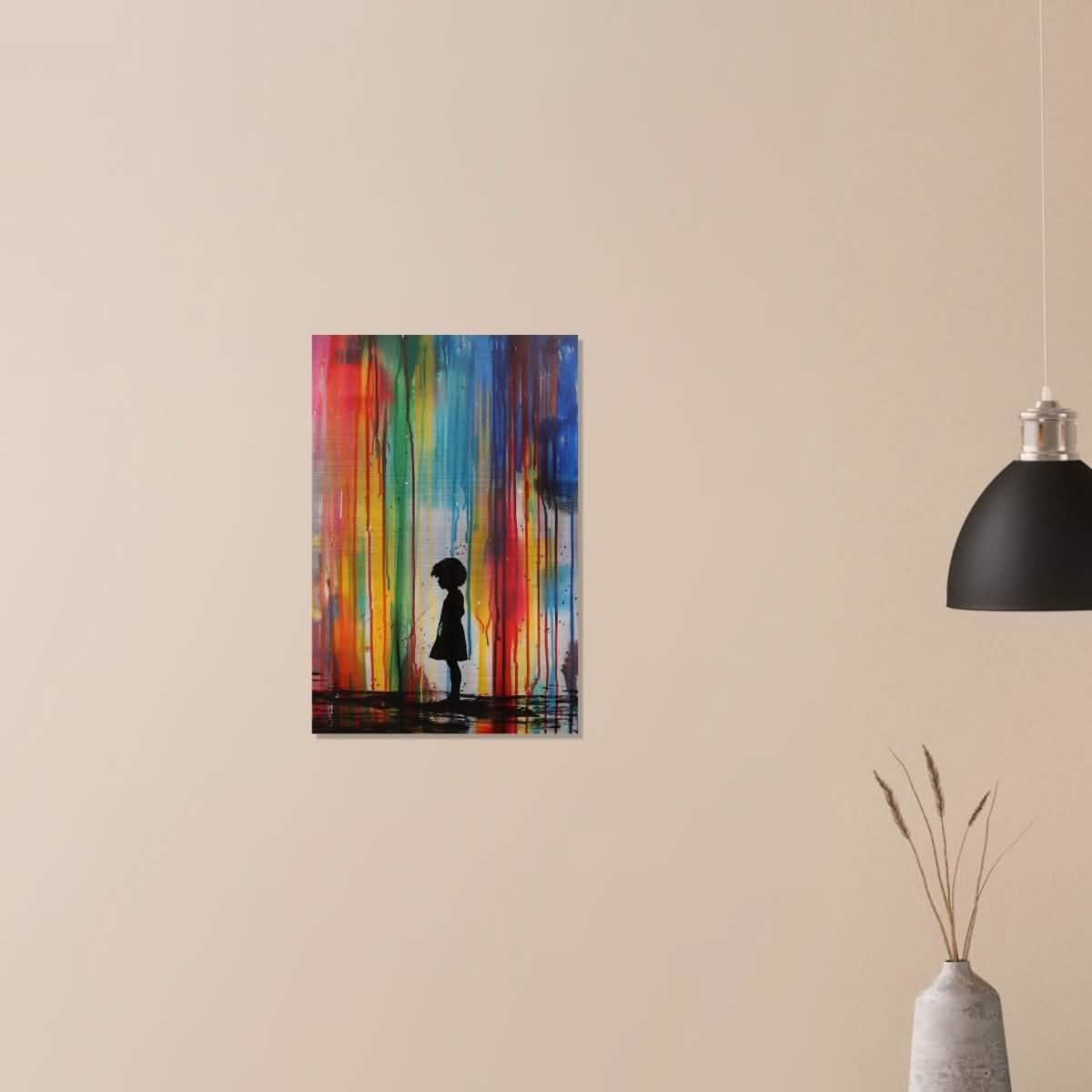 Da Vinci Pop Art Wall Art - Brushed Aluminum Print - 40x60 cm / 16x24″ -