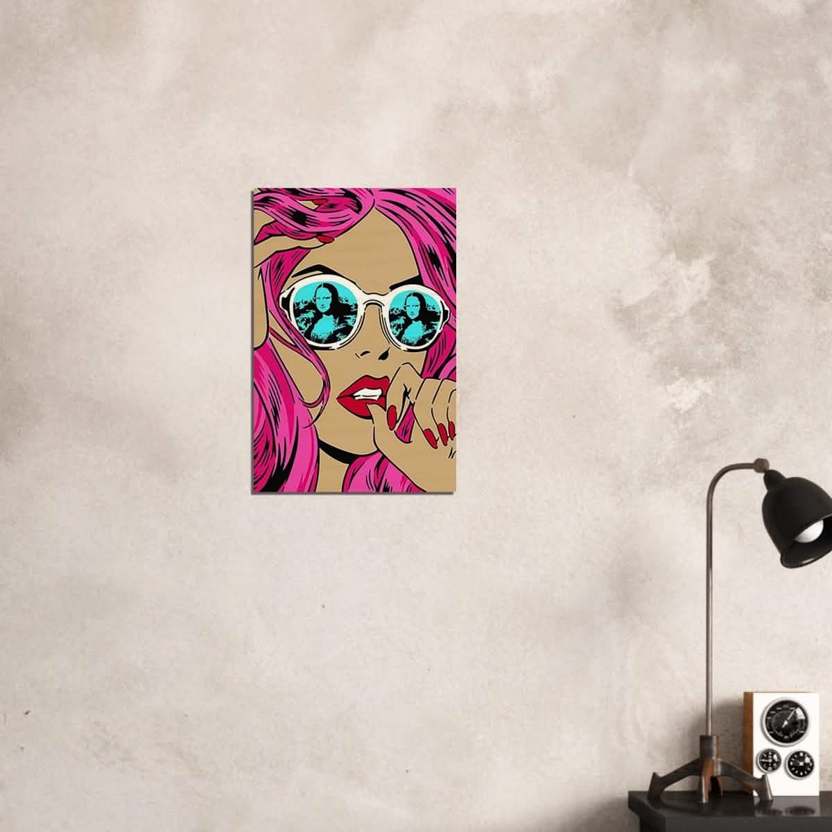 Da Vinci Pop Art Wall Art - Wood Prints - 40x60 cm / 16x24″ - 10 mm